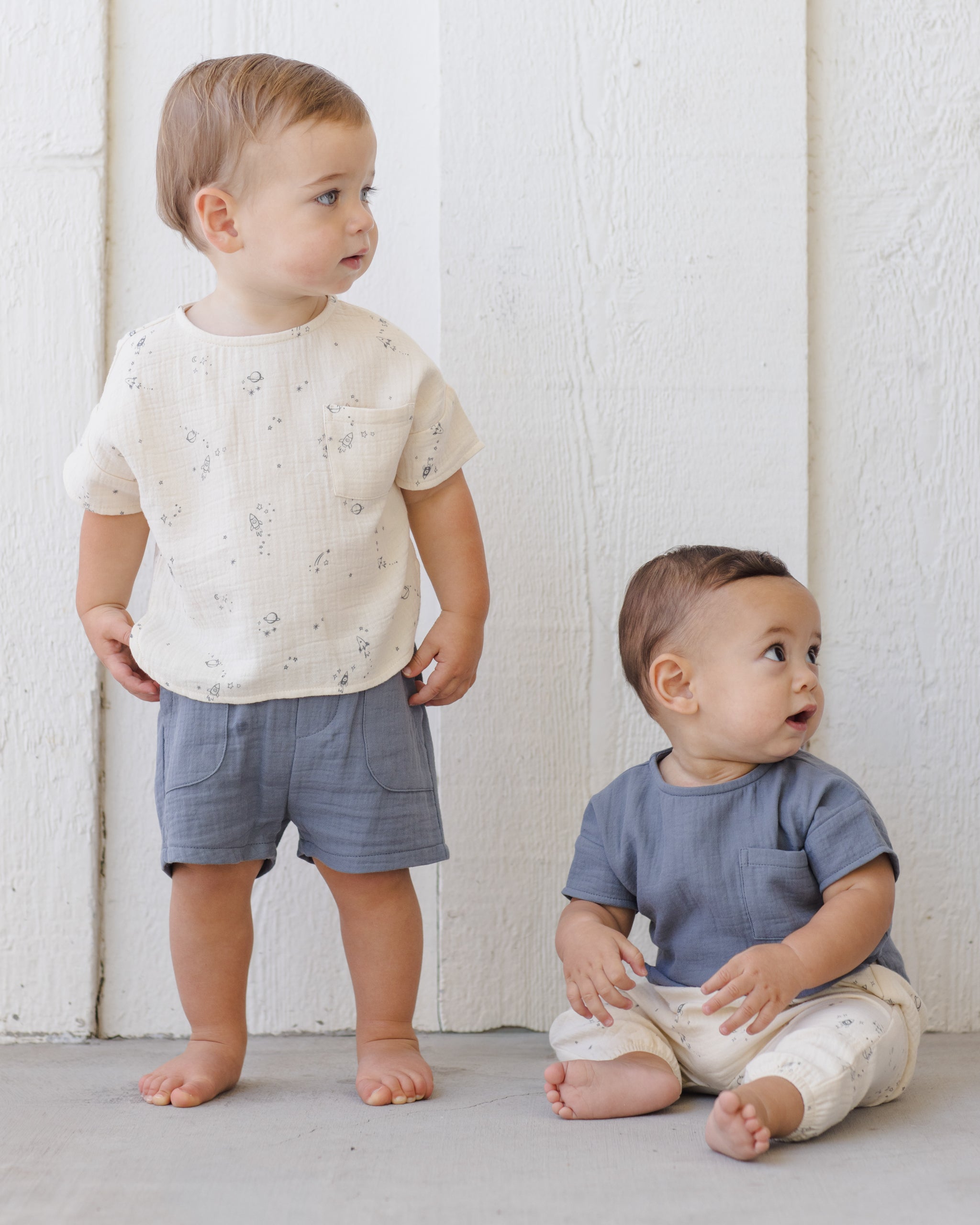 Woven Pant Space - Rylee + Cru | Kids Clothes | Trendy Baby Clothes | Modern Infant Outfits |