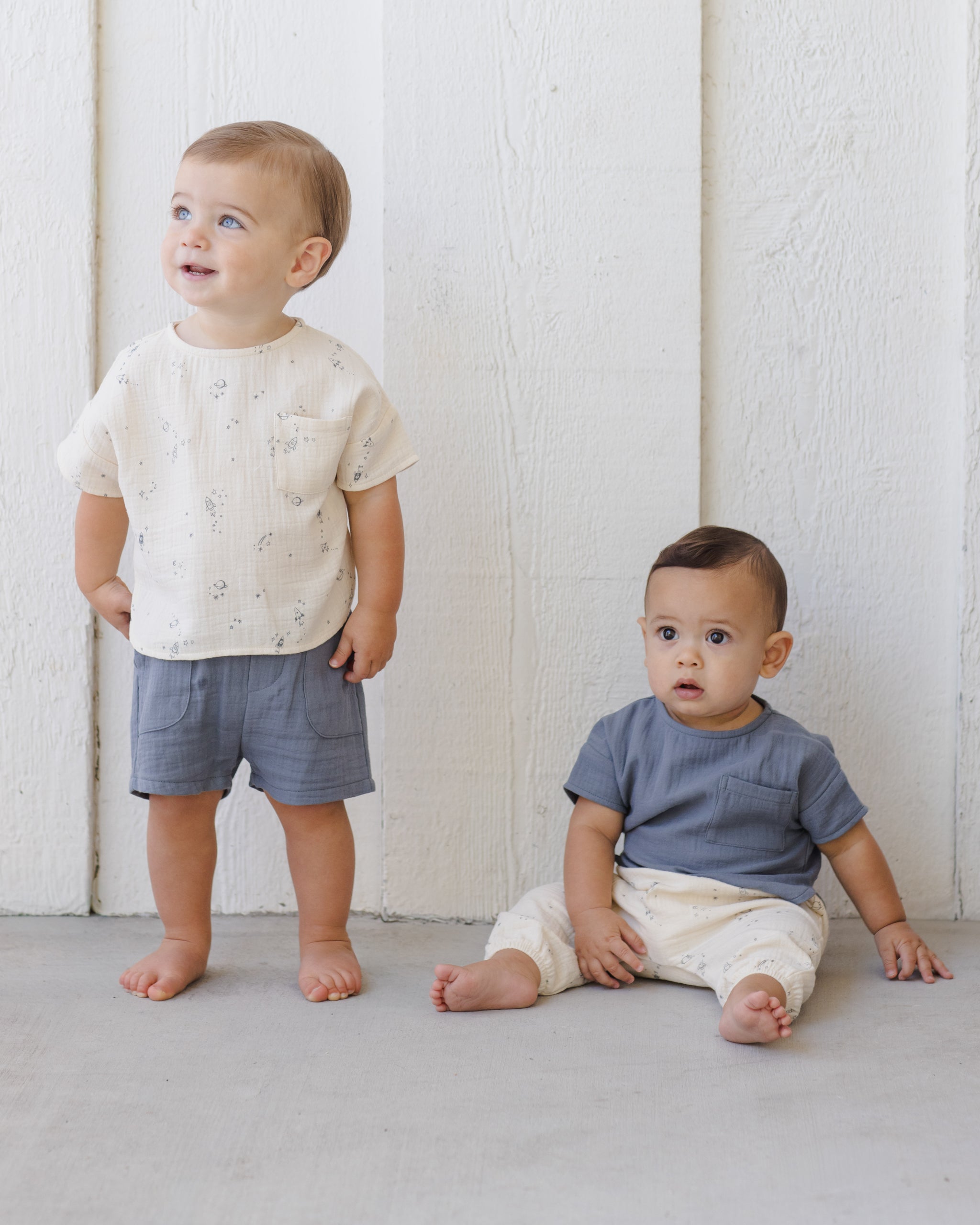 Woven Pant Space - Rylee + Cru | Kids Clothes | Trendy Baby Clothes | Modern Infant Outfits |