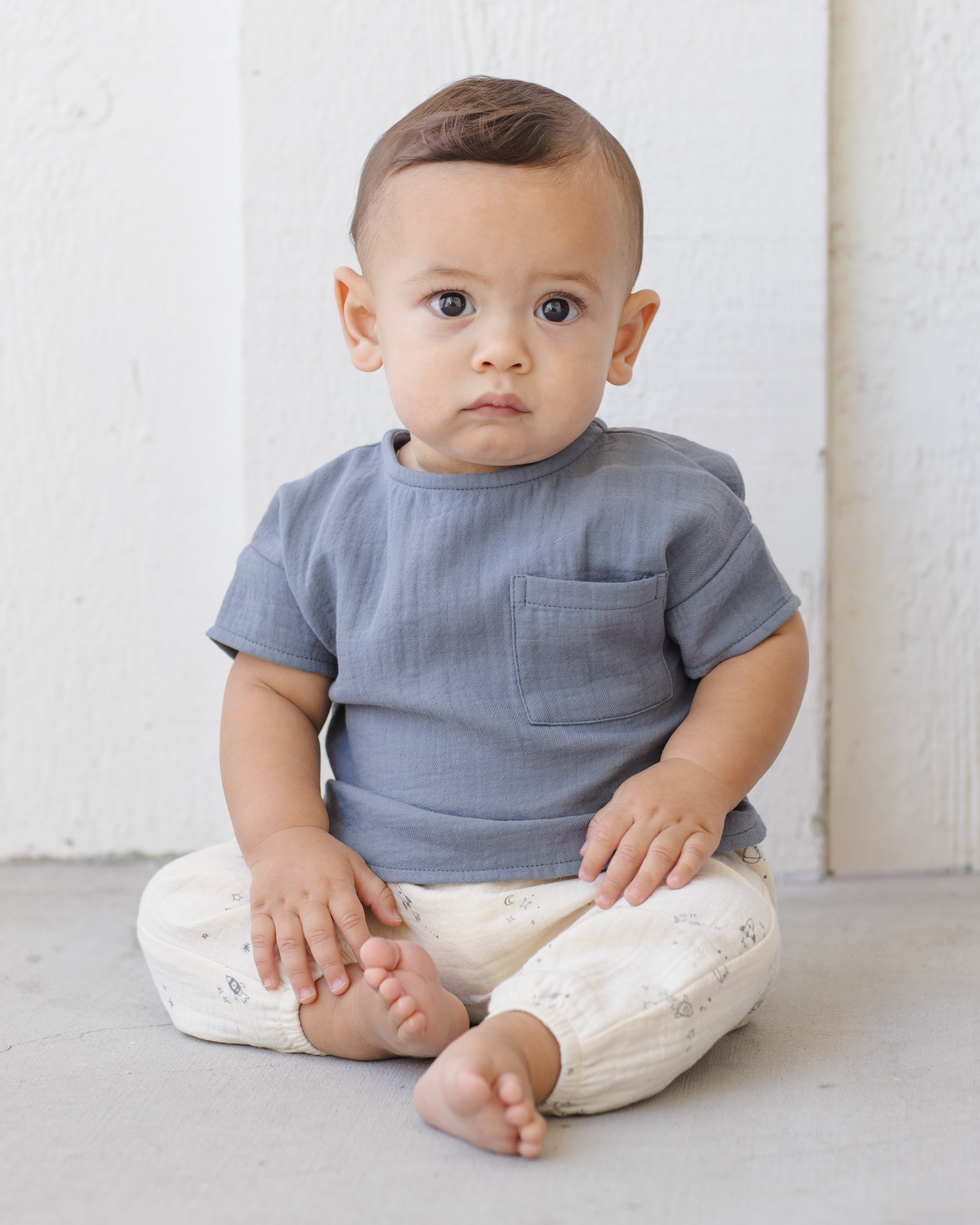 Woven Pant Space - Rylee + Cru | Kids Clothes | Trendy Baby Clothes | Modern Infant Outfits |