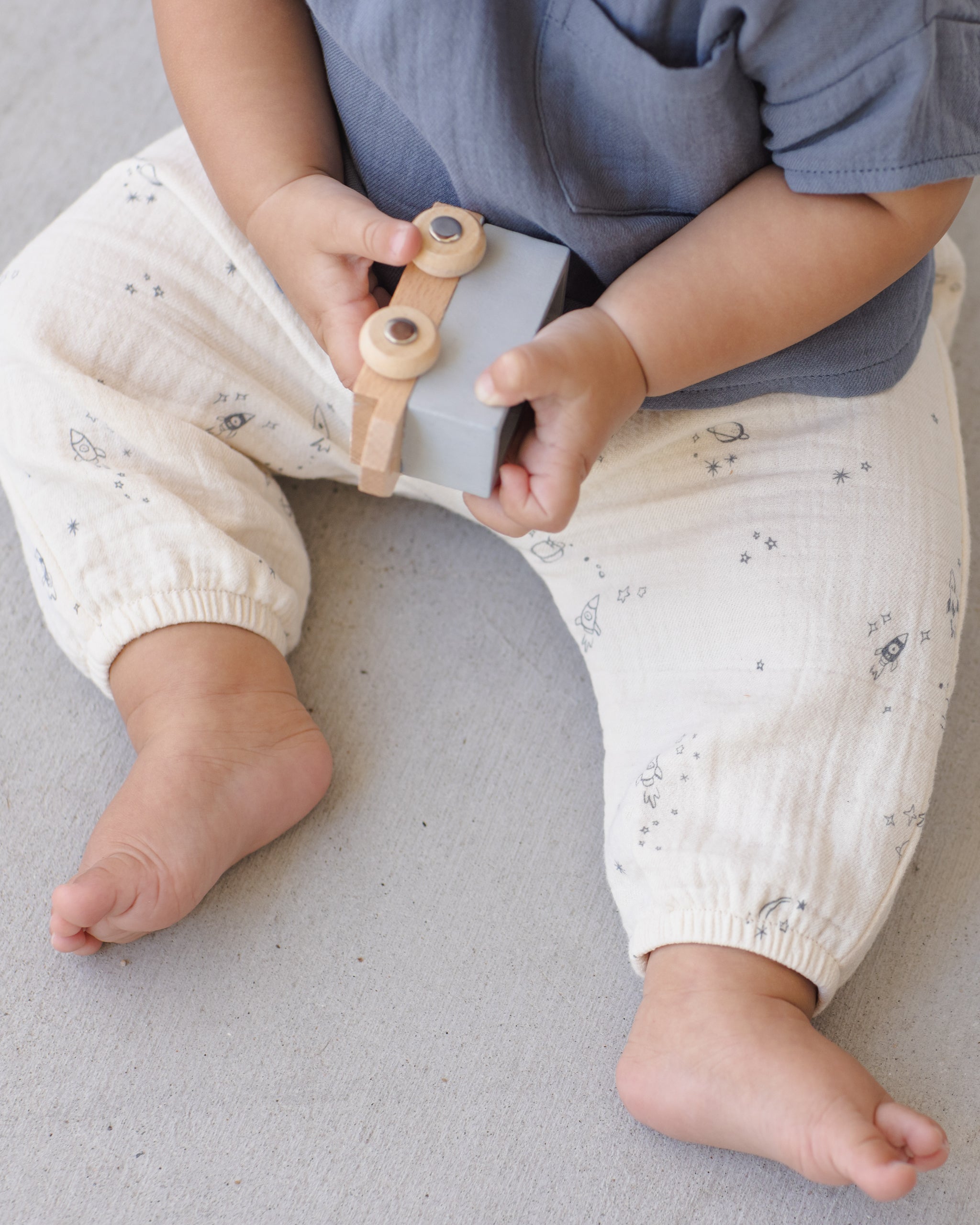 Woven Pant Space - Rylee + Cru | Kids Clothes | Trendy Baby Clothes | Modern Infant Outfits |