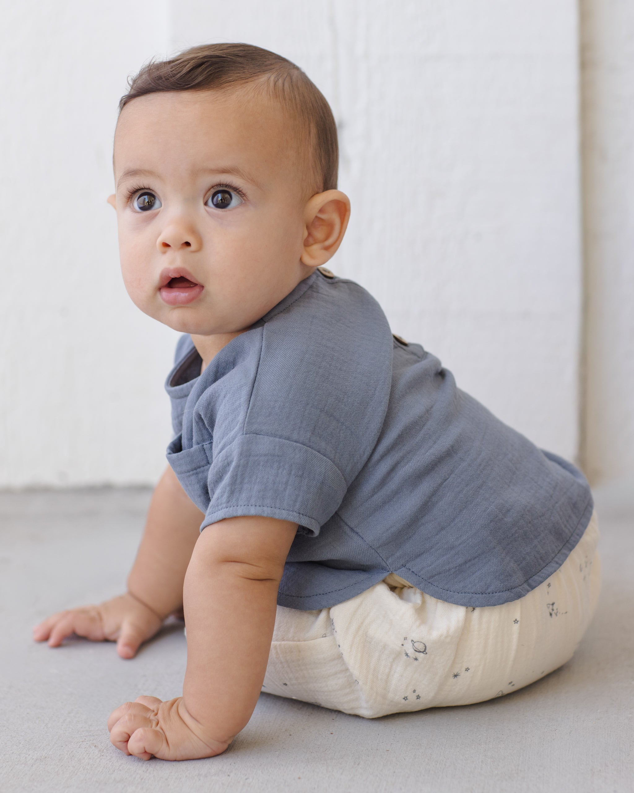 Woven Pant Space - Rylee + Cru | Kids Clothes | Trendy Baby Clothes | Modern Infant Outfits |