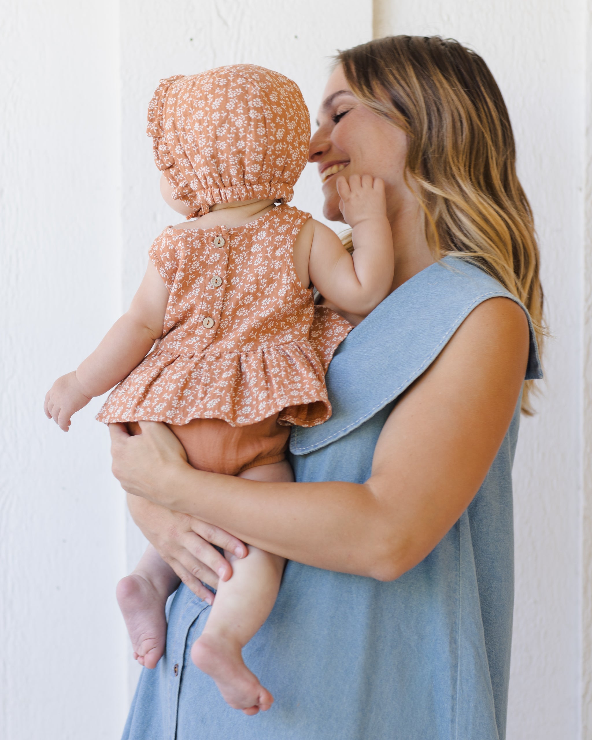 Sleeveless Peplum Set Poppy Floral - Rylee + Cru | Kids Clothes | Trendy Baby Clothes | Modern Infant Outfits |