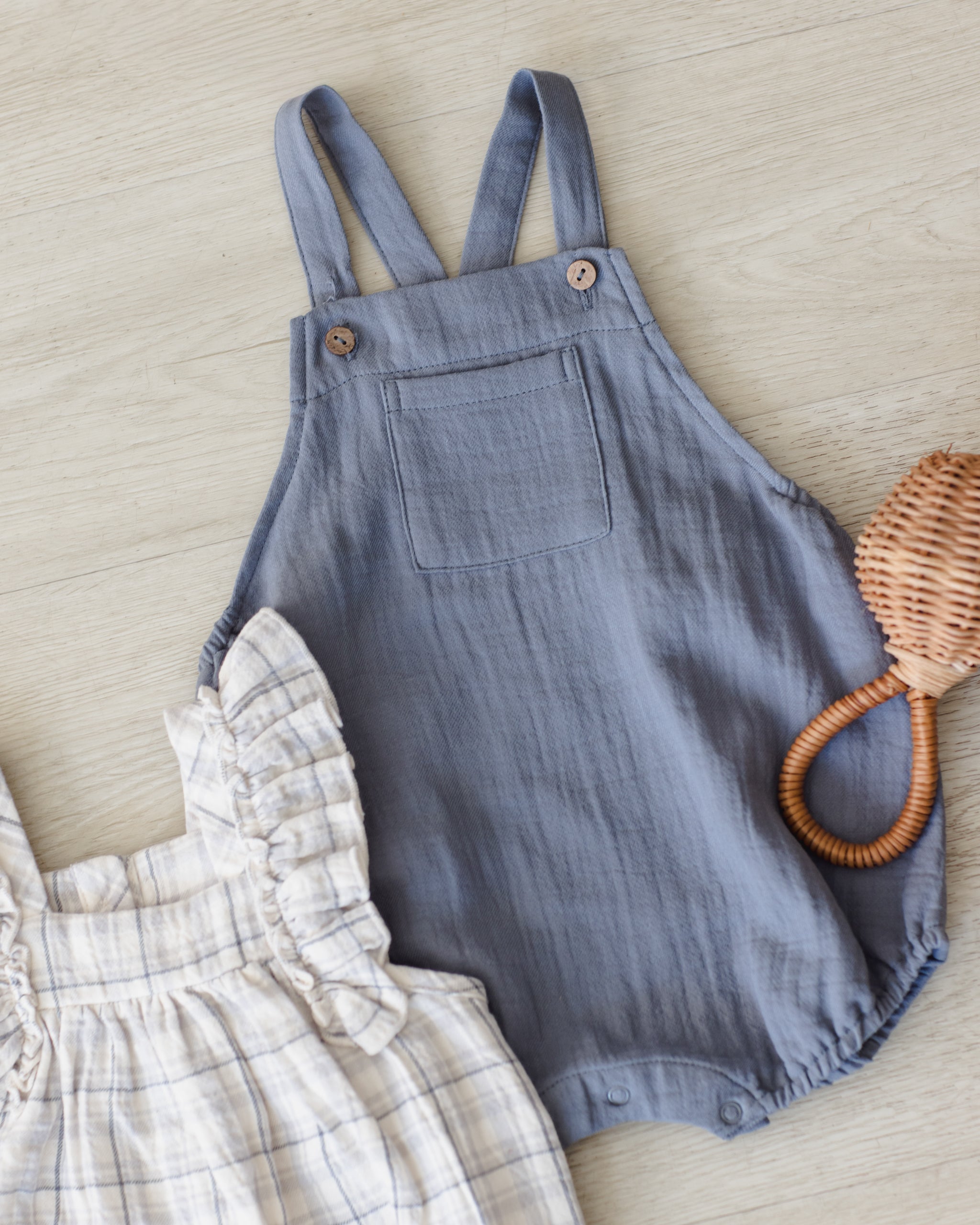 Hayes Romper Ocean - Rylee + Cru | Kids Clothes | Trendy Baby Clothes | Modern Infant Outfits |