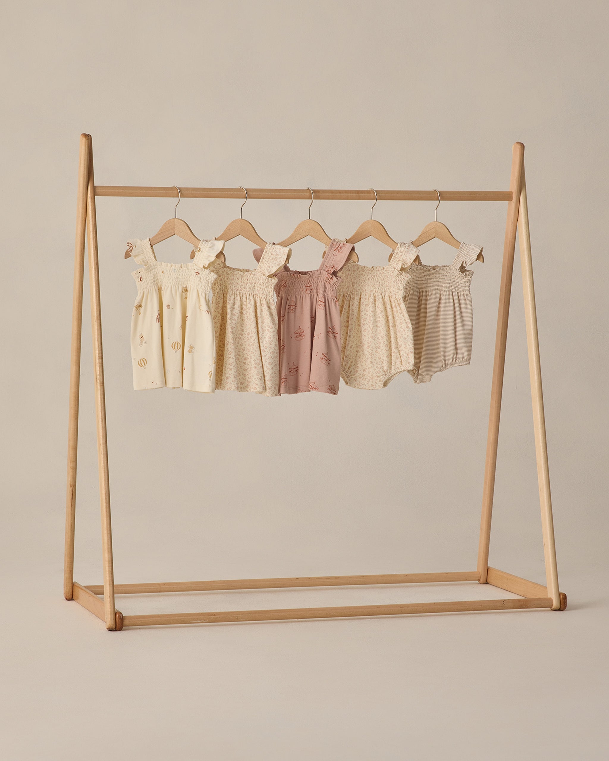 Smocked Jersey Dress Carousel - Rylee + Cru | Kids Clothes | Trendy Baby Clothes | Modern Infant Outfits |