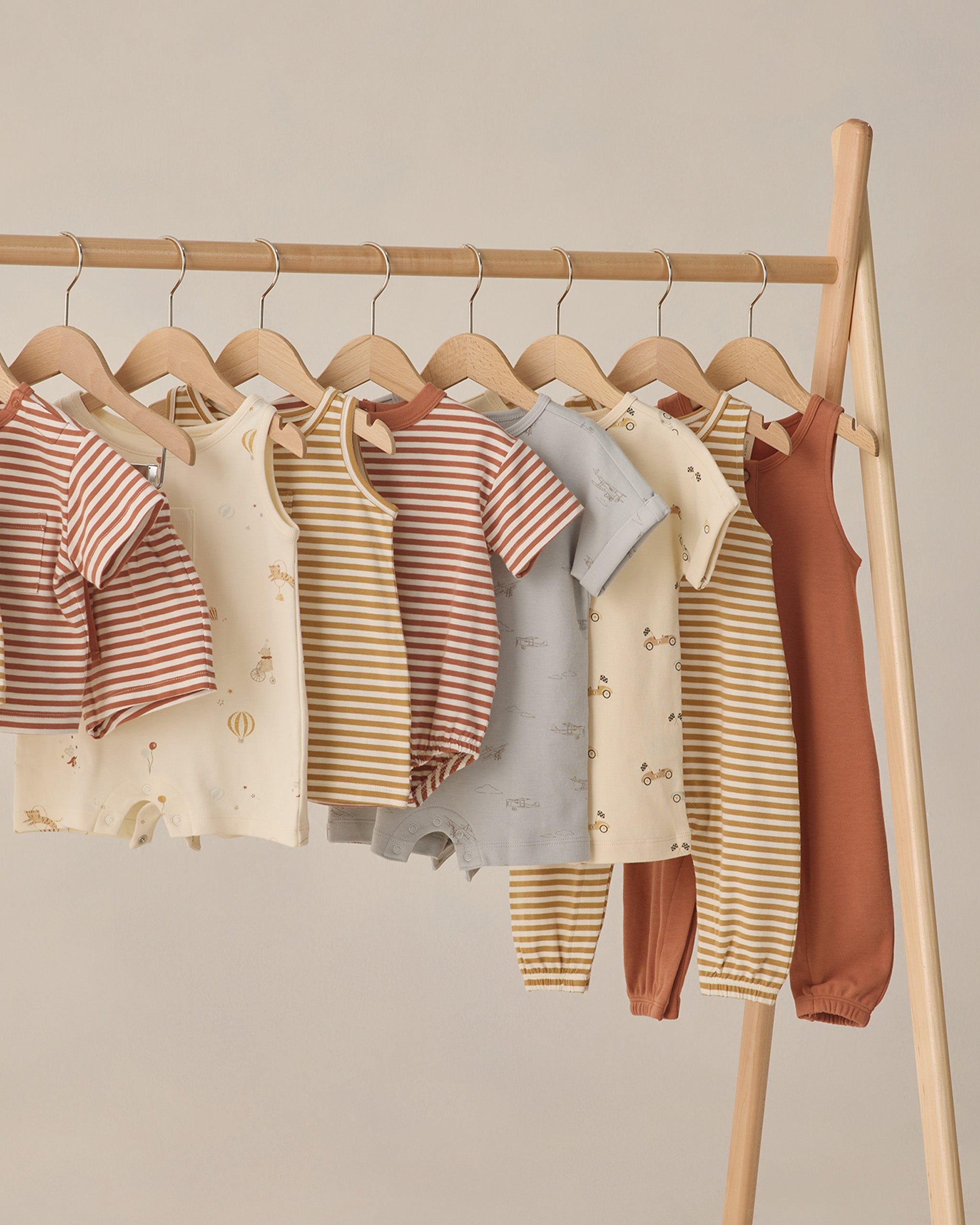 Sleeveless One-Piece Honey Stripe - Rylee + Cru | Kids Clothes | Trendy Baby Clothes | Modern Infant Outfits |