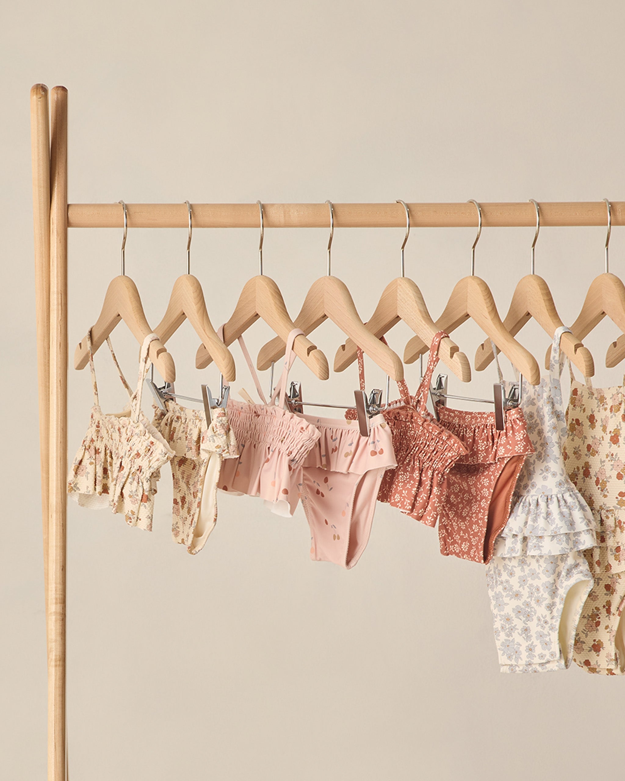 Smocked Ruffle Bikini Cherries - Rylee + Cru | Kids Clothes | Trendy Baby Clothes | Modern Infant Outfits |