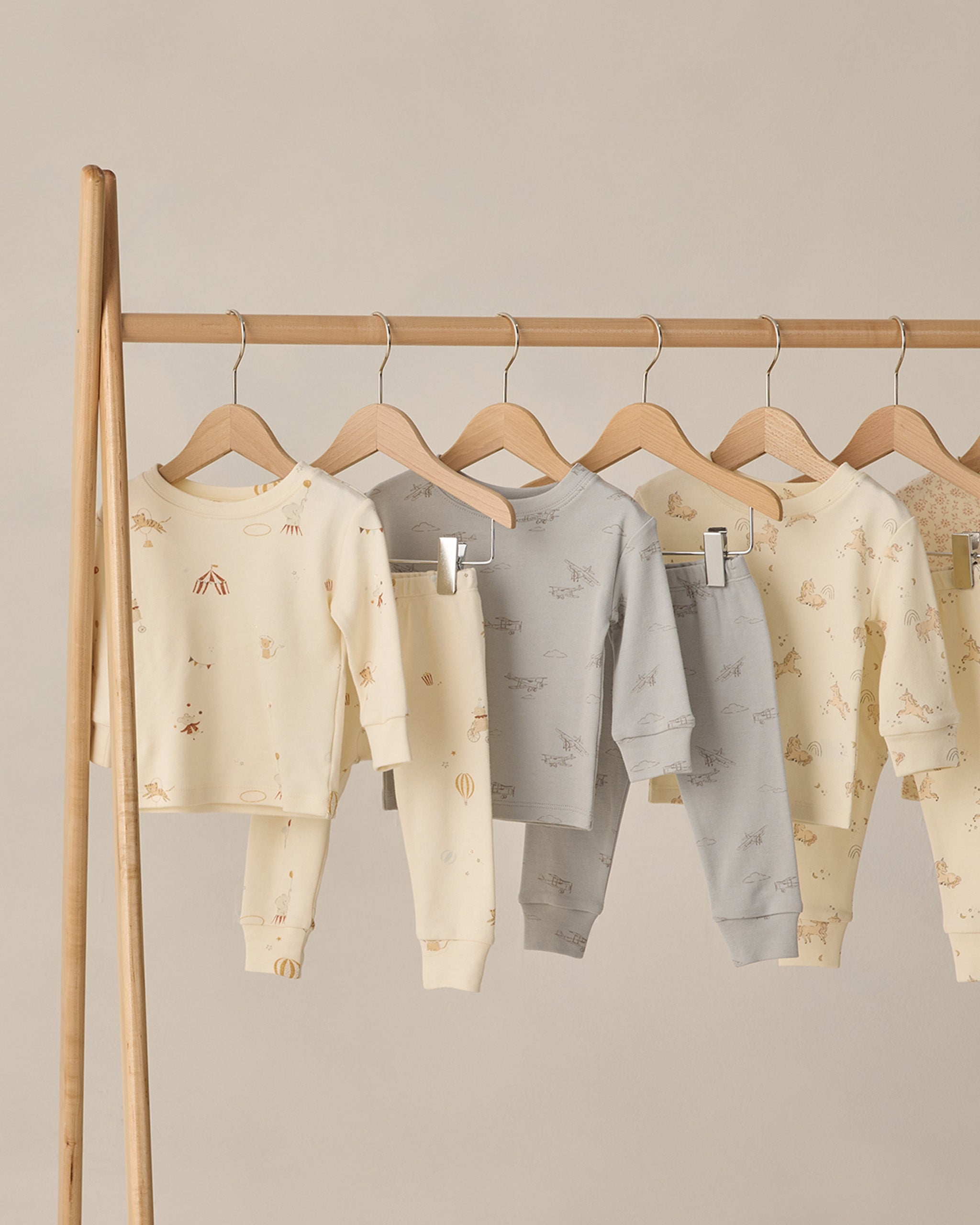 Jersey Pajama Set Airplane - Rylee + Cru | Kids Clothes | Trendy Baby Clothes | Modern Infant Outfits |