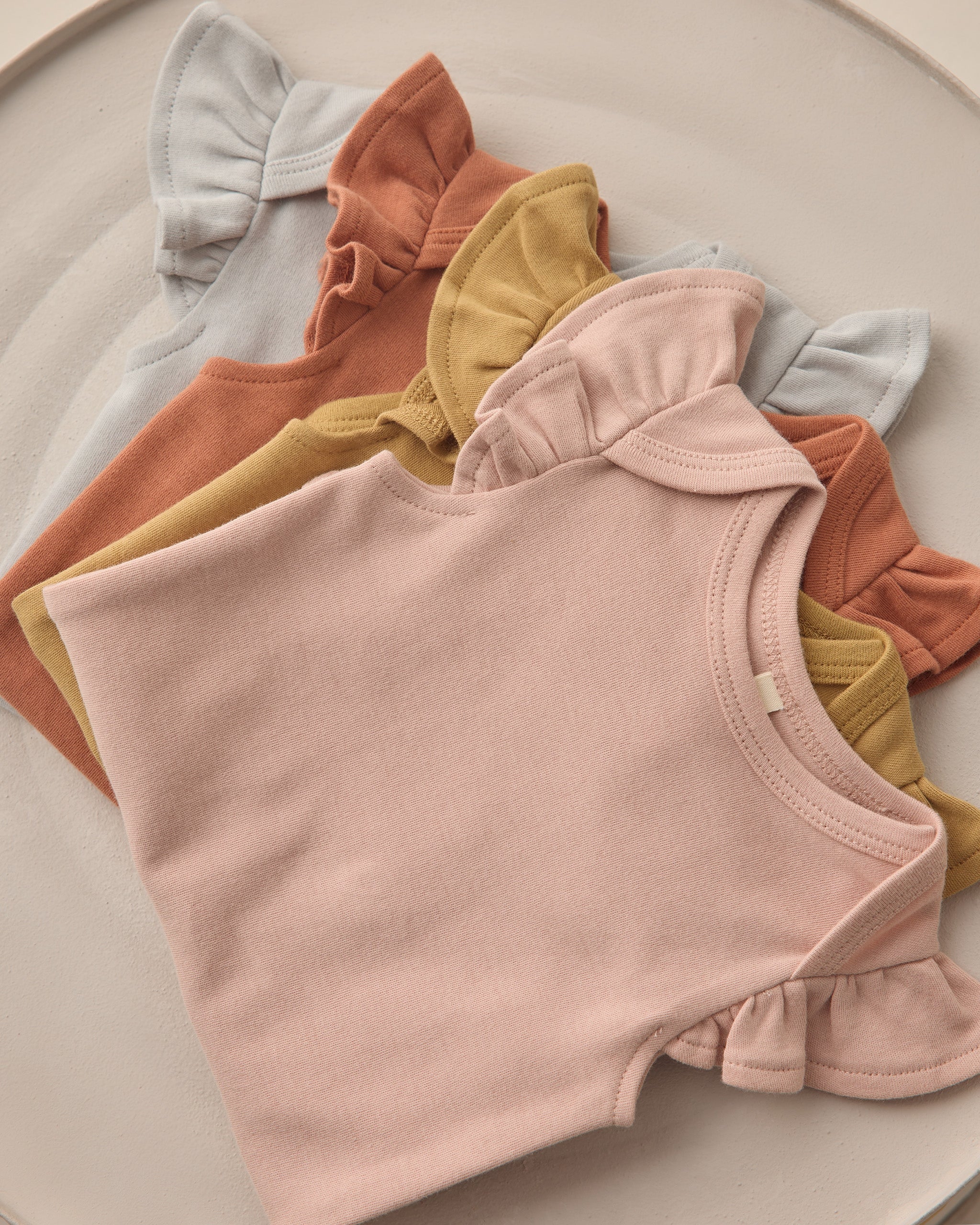 Flutter Sleeve Bodysuit Honey - Rylee + Cru | Kids Clothes | Trendy Baby Clothes | Modern Infant Outfits |