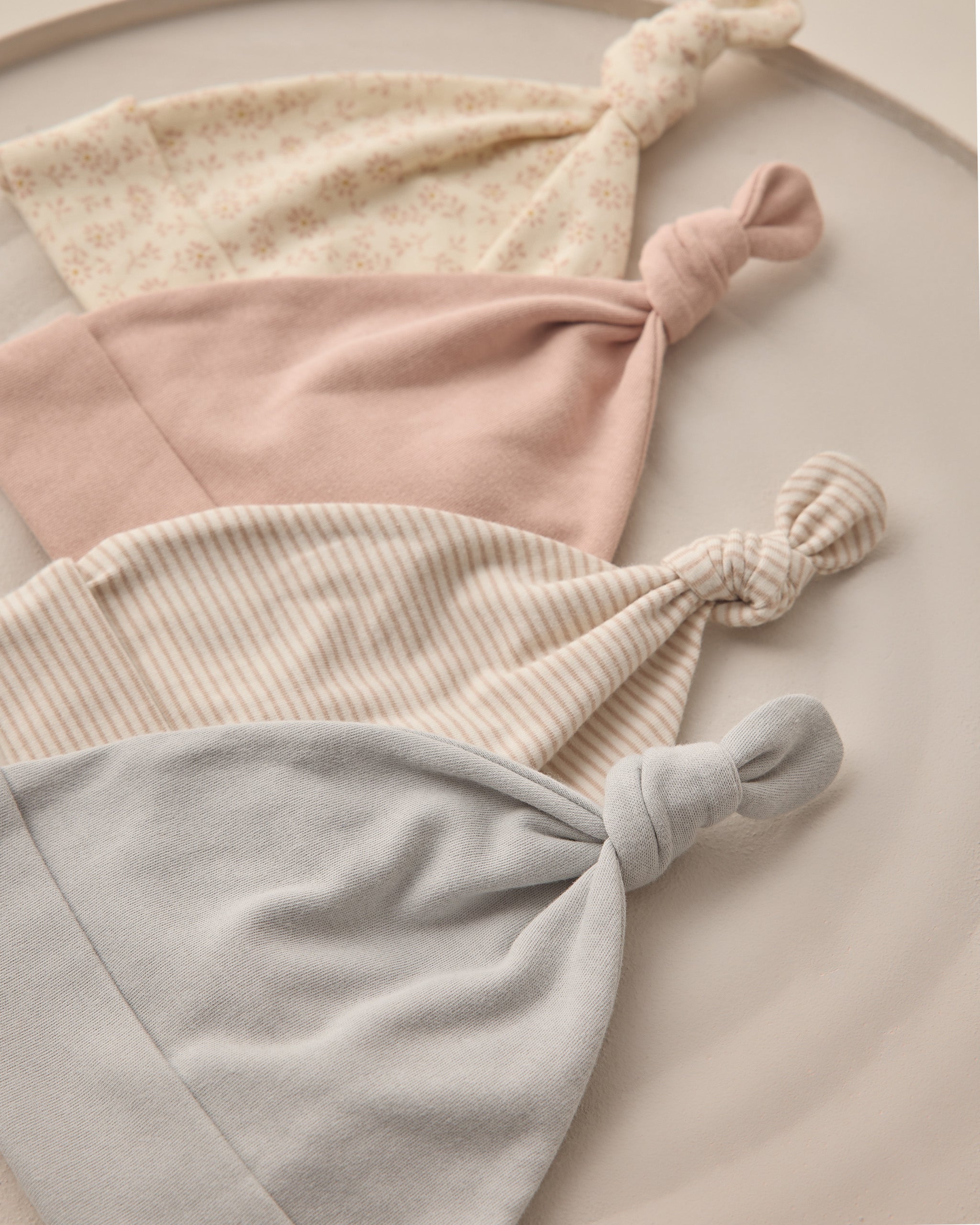 Knotted Baby Hat Blush - Rylee + Cru | Kids Clothes | Trendy Baby Clothes | Modern Infant Outfits |