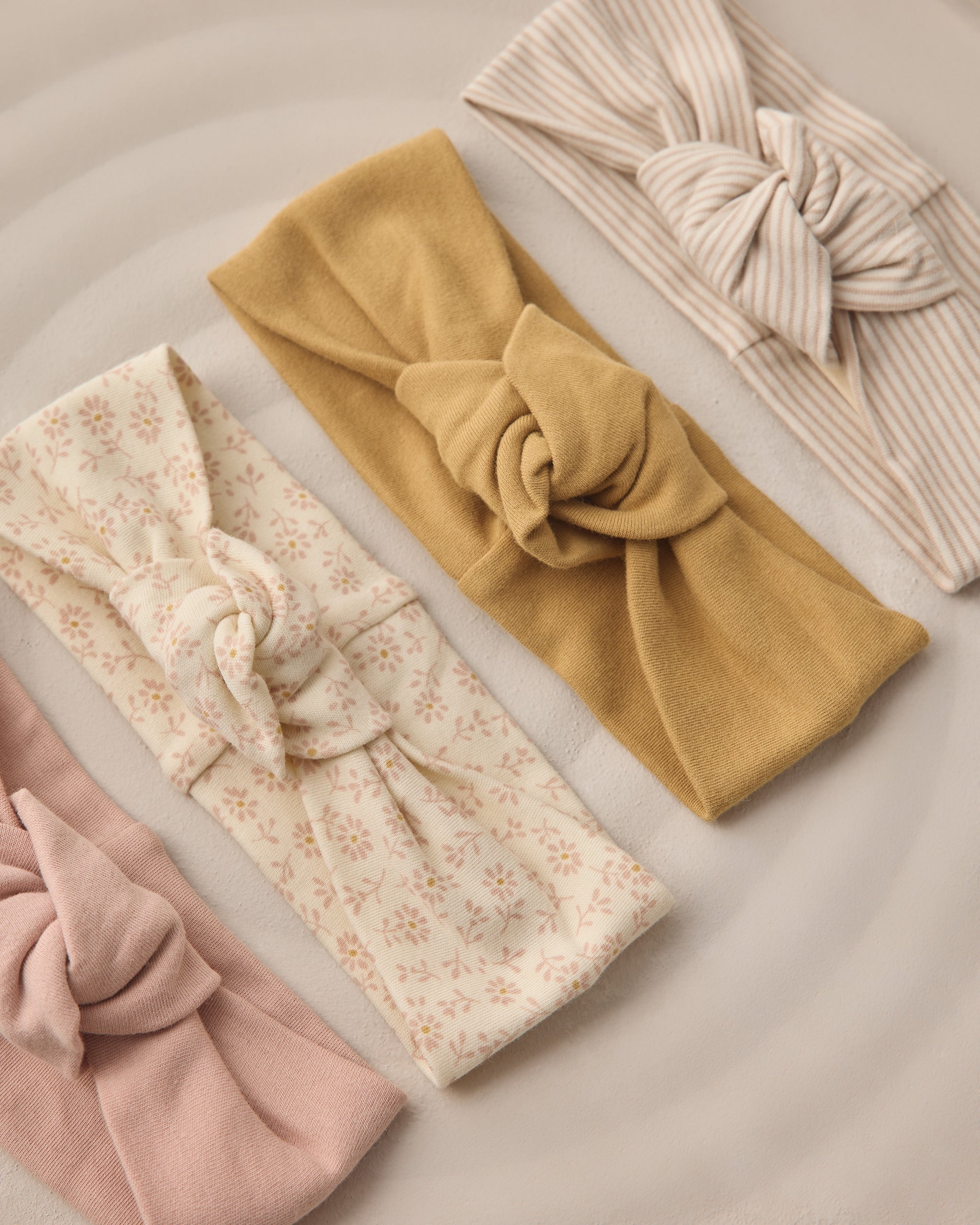 Knotted Headband Blush - Rylee + Cru | Kids Clothes | Trendy Baby Clothes | Modern Infant Outfits |