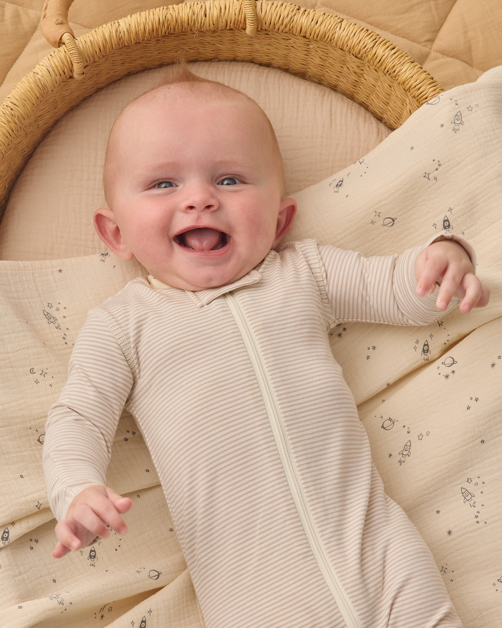 Woven Swaddle Space - Rylee + Cru | Kids Clothes | Trendy Baby Clothes | Modern Infant Outfits |