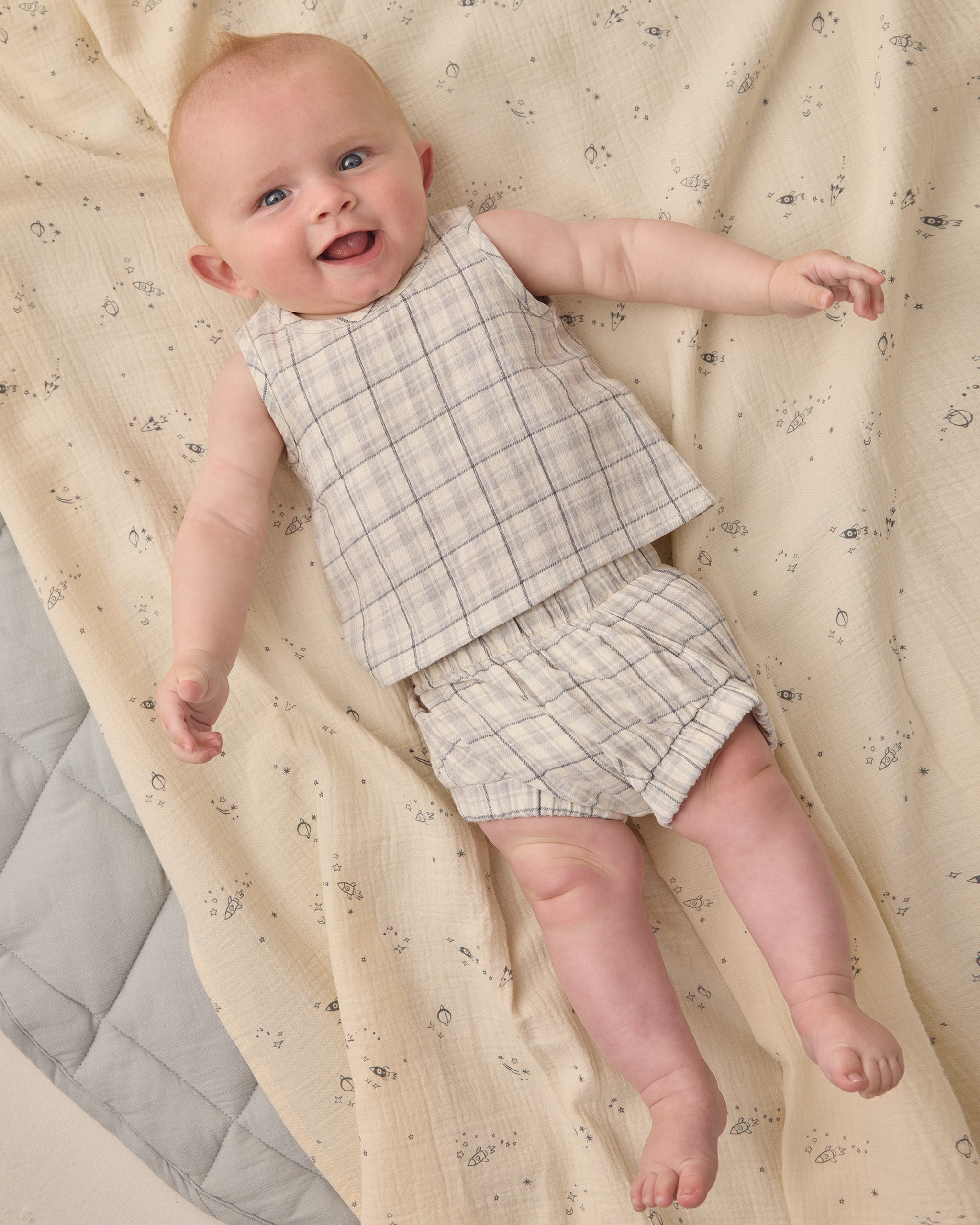 Woven Swaddle Space - Rylee + Cru | Kids Clothes | Trendy Baby Clothes | Modern Infant Outfits |