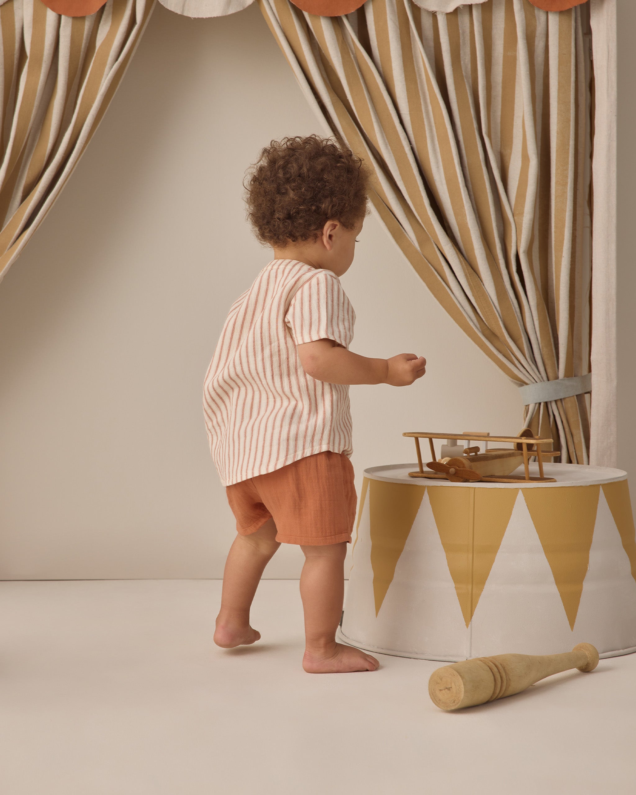 Jaxson Shirt Vintage Stripe - Rylee + Cru | Kids Clothes | Trendy Baby Clothes | Modern Infant Outfits |