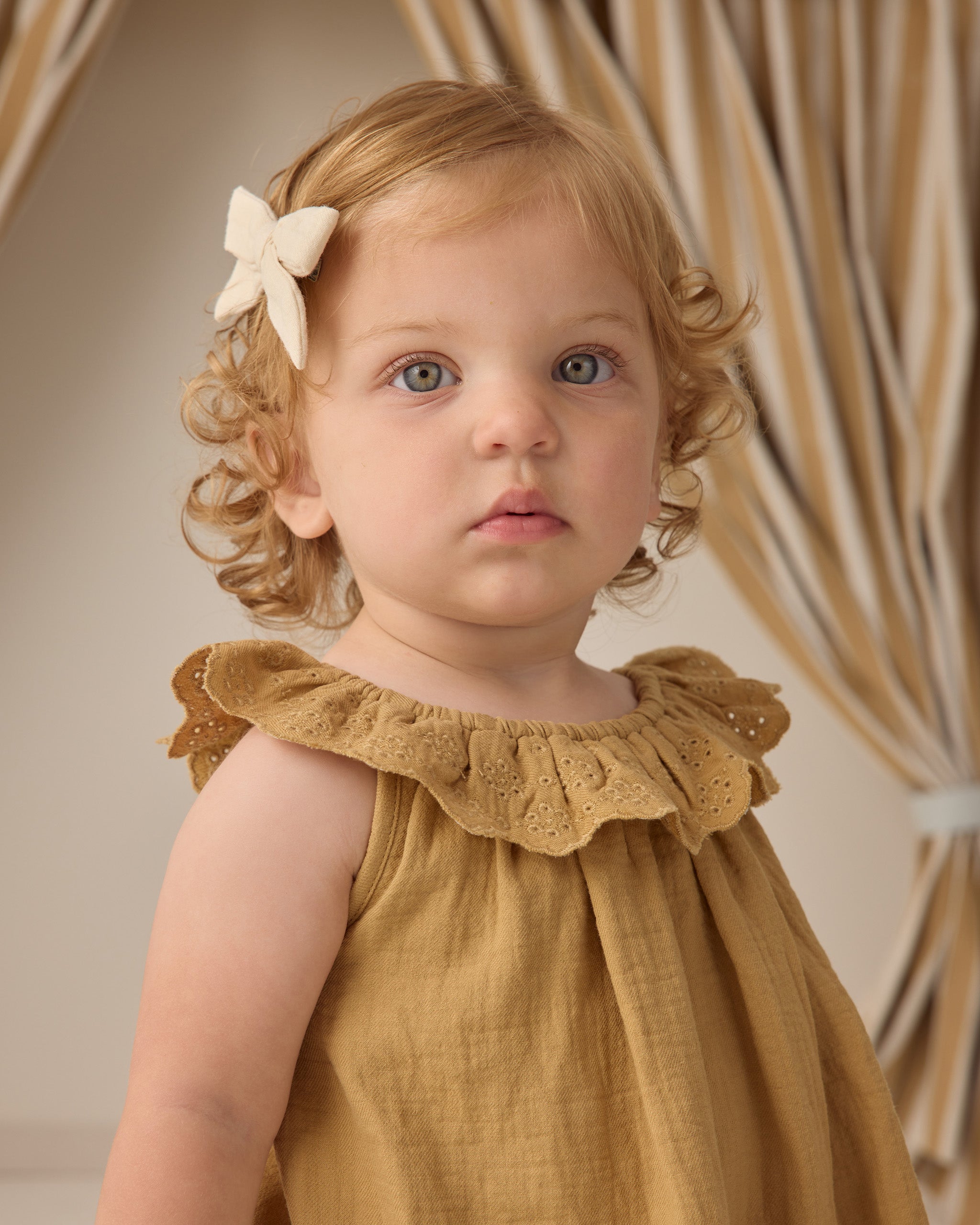 Isla Dress Honey - Rylee + Cru | Kids Clothes | Trendy Baby Clothes | Modern Infant Outfits |