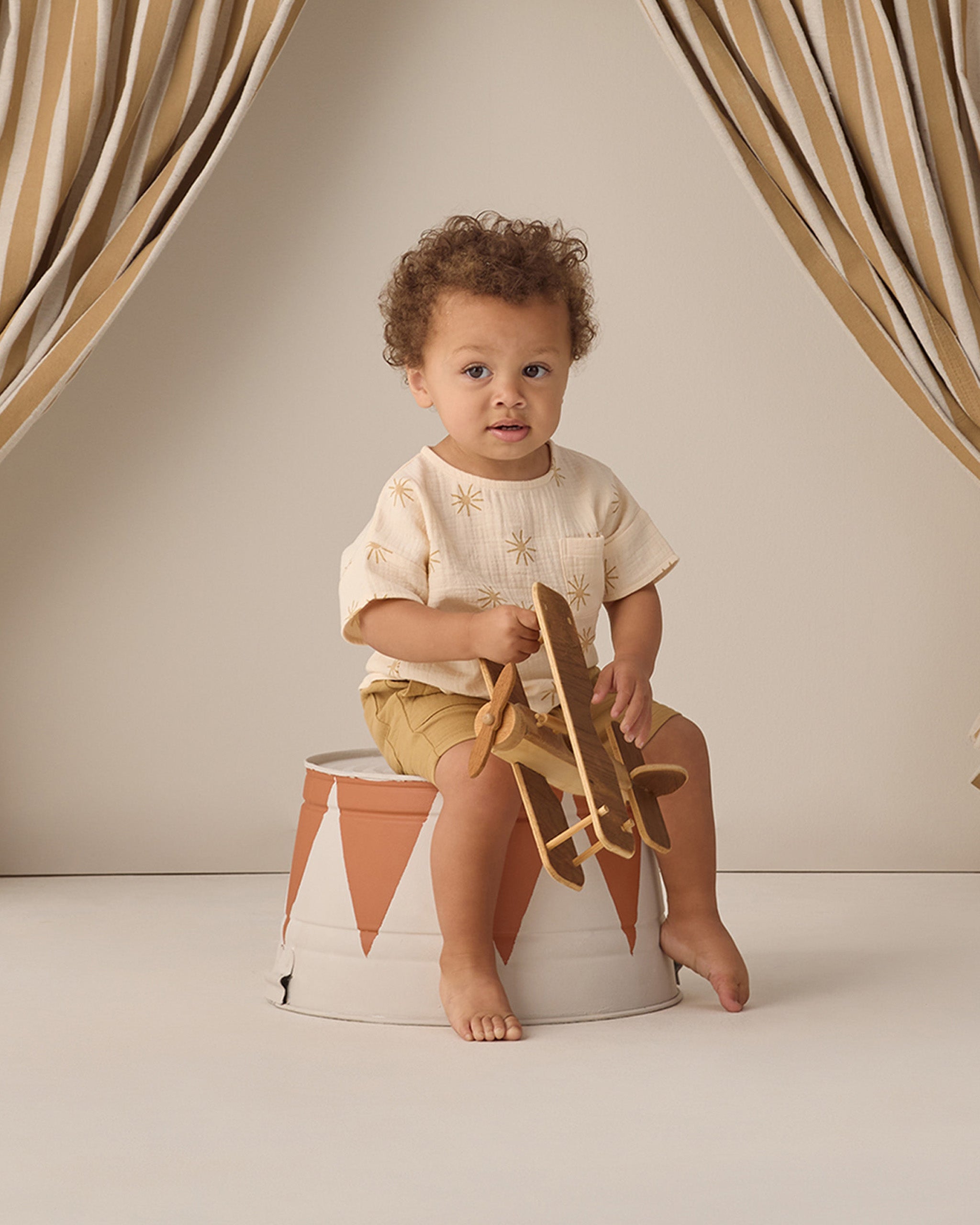 Utility Short Honey - Rylee + Cru | Kids Clothes | Trendy Baby Clothes | Modern Infant Outfits |