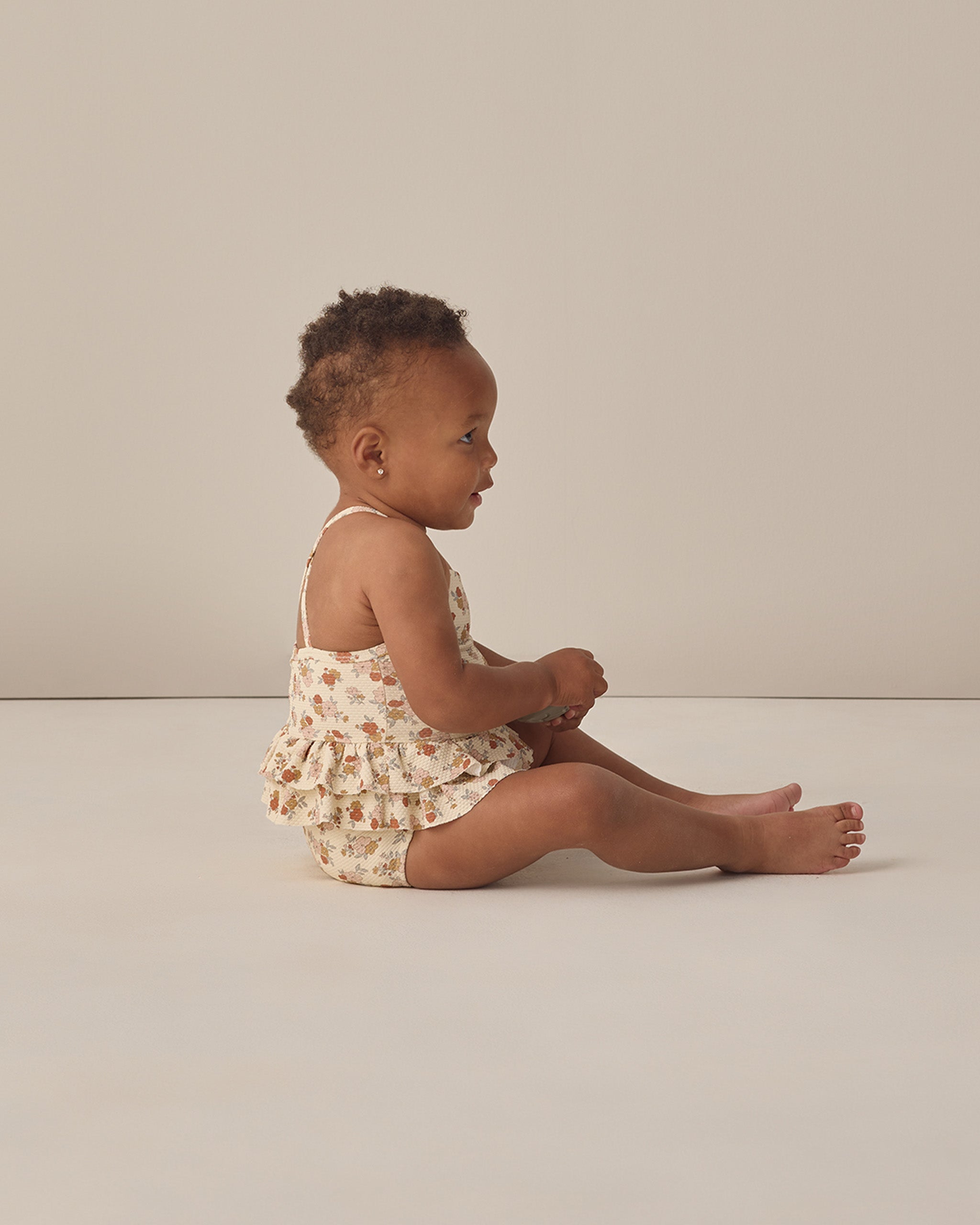 Ruffled One-Piece Swimsuit Bloom - Rylee + Cru | Kids Clothes | Trendy Baby Clothes | Modern Infant Outfits |