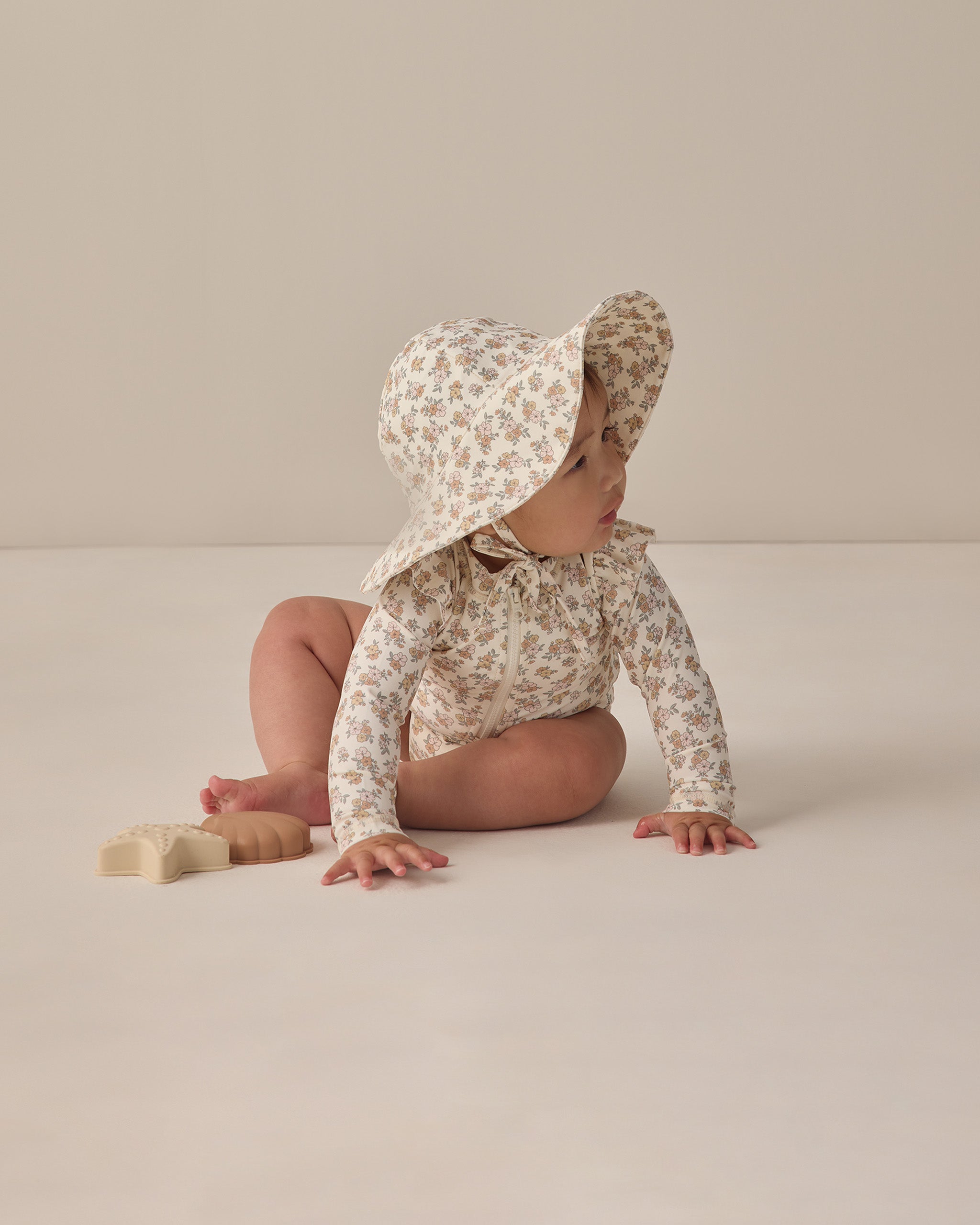 Sun Hat Wildflower - Rylee + Cru | Kids Clothes | Trendy Baby Clothes | Modern Infant Outfits |
