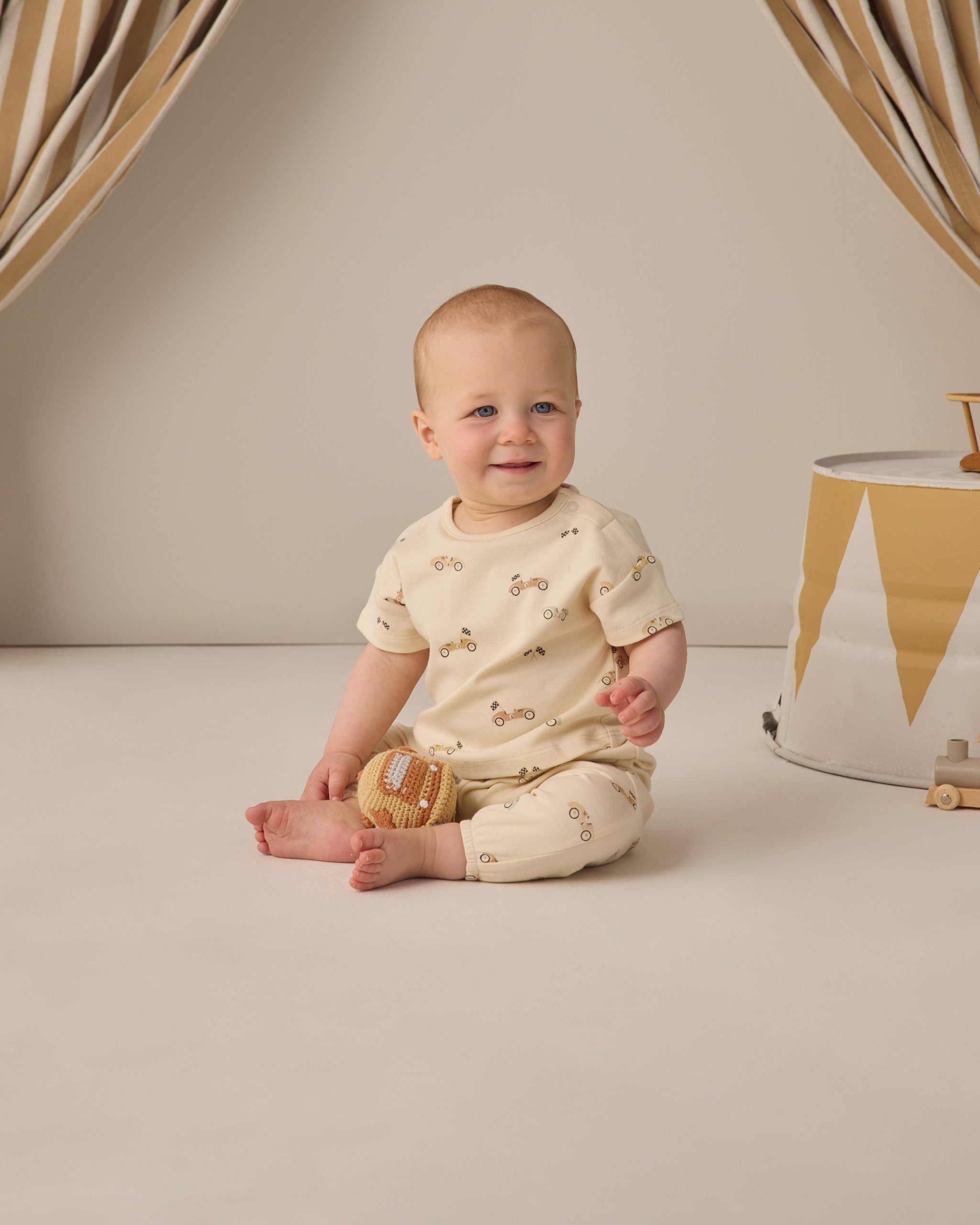 Jersey Tee + Pant Set Race Car - Rylee + Cru | Kids Clothes | Trendy Baby Clothes | Modern Infant Outfits |