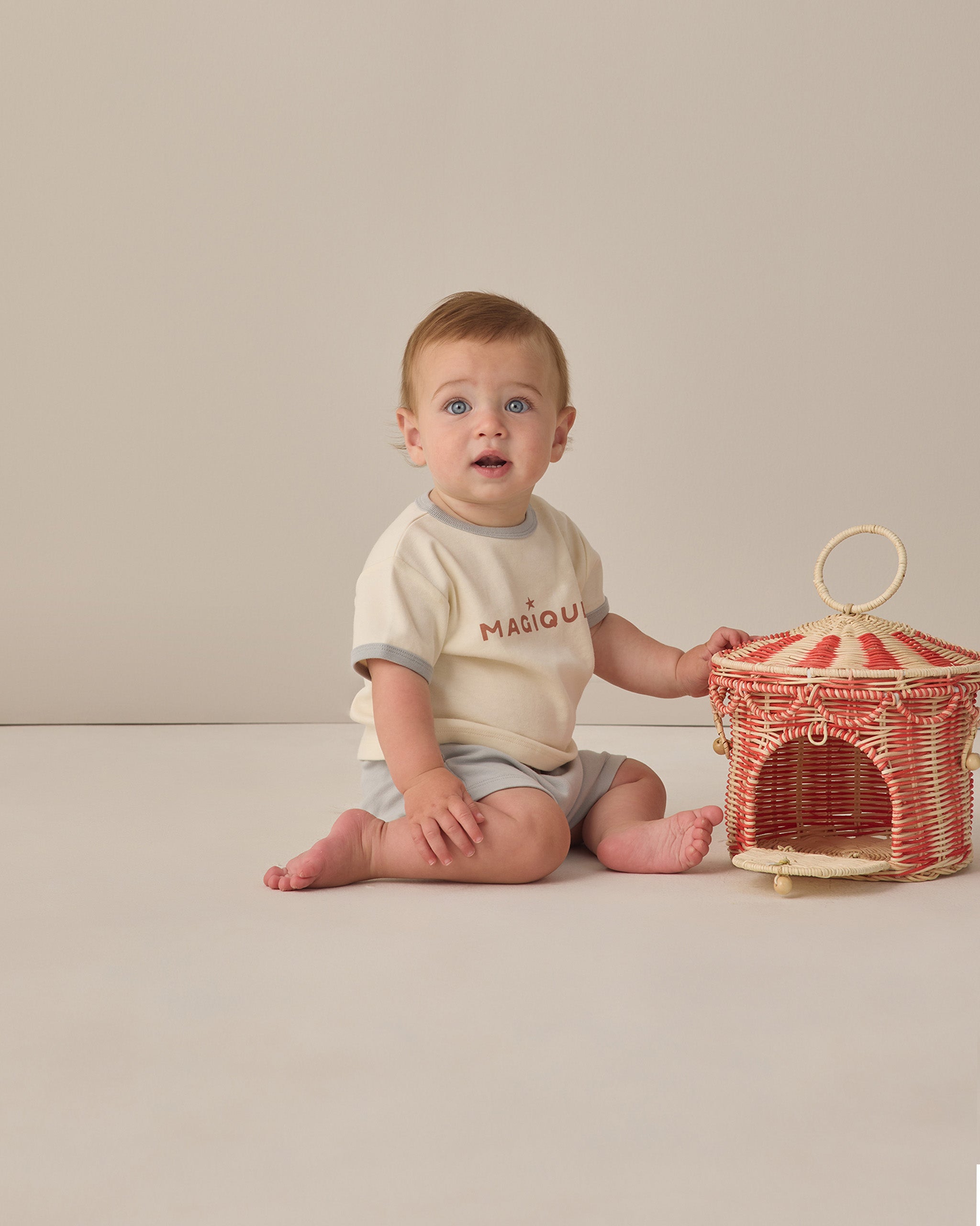 Play Short Sky - Rylee + Cru | Kids Clothes | Trendy Baby Clothes | Modern Infant Outfits |