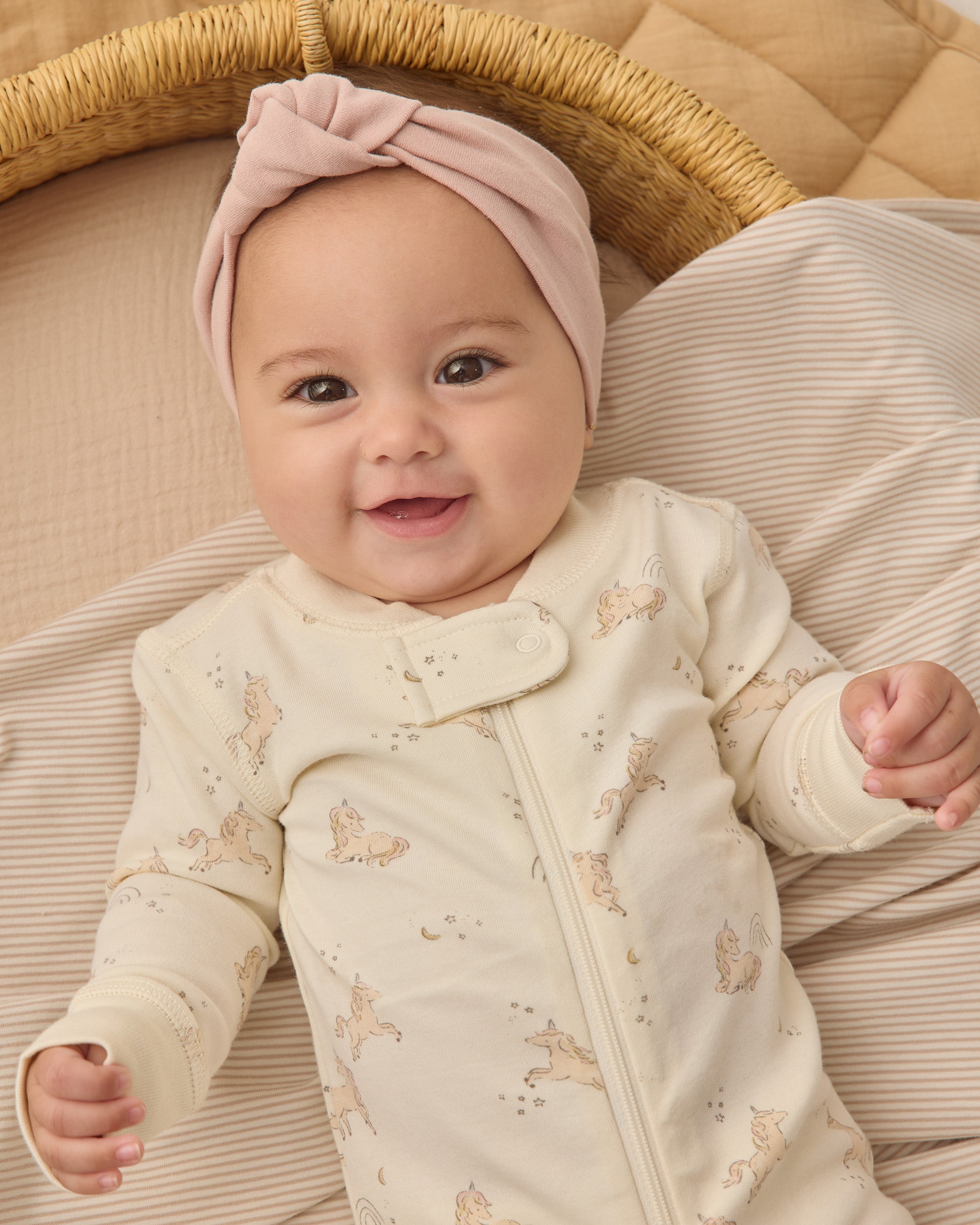 Zip Longsleeve Sleeper Unicorns - Rylee + Cru | Kids Clothes | Trendy Baby Clothes | Modern Infant Outfits |