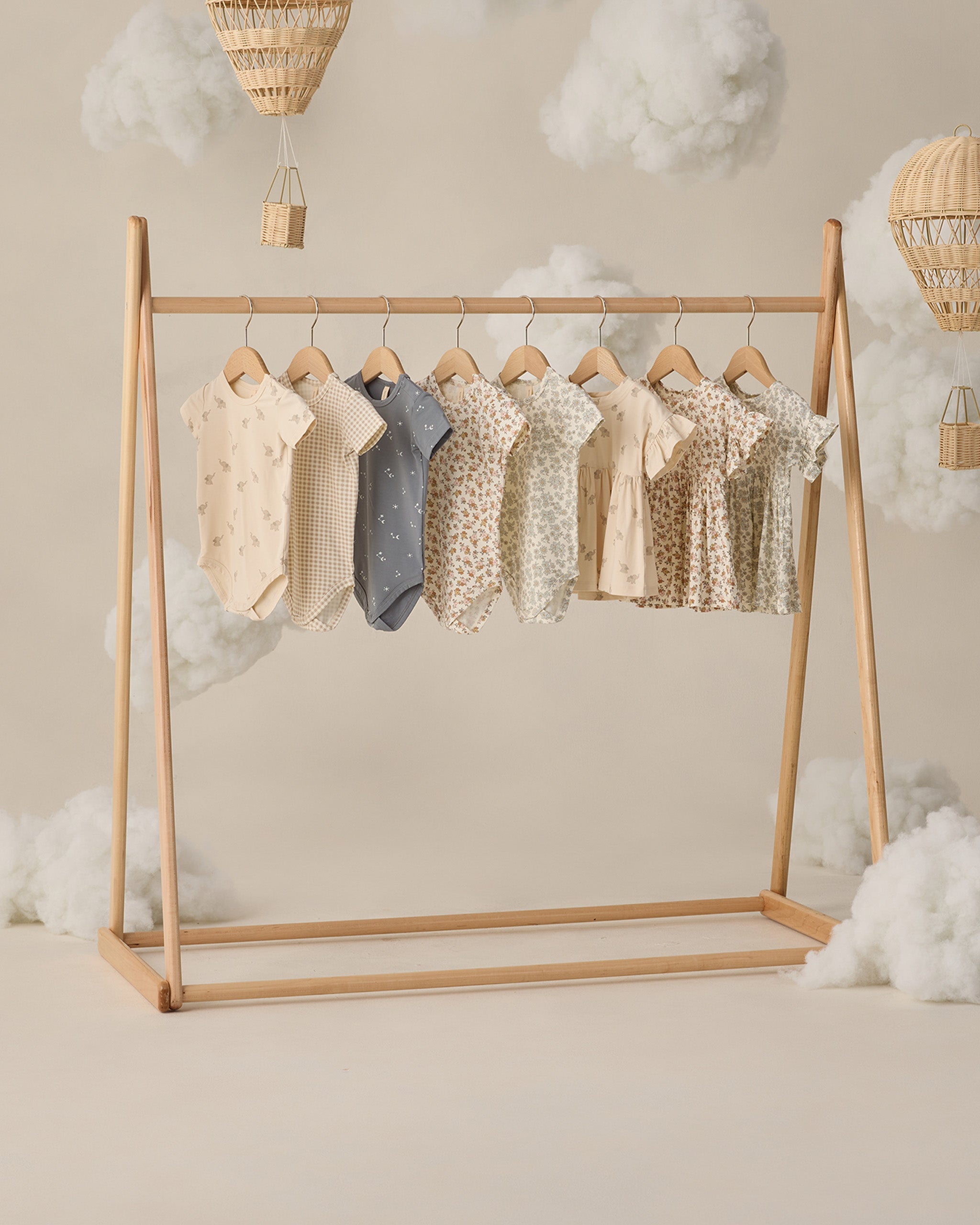 Bamboo Babydoll Dress Wildflower - Rylee + Cru | Kids Clothes | Trendy Baby Clothes | Modern Infant Outfits |