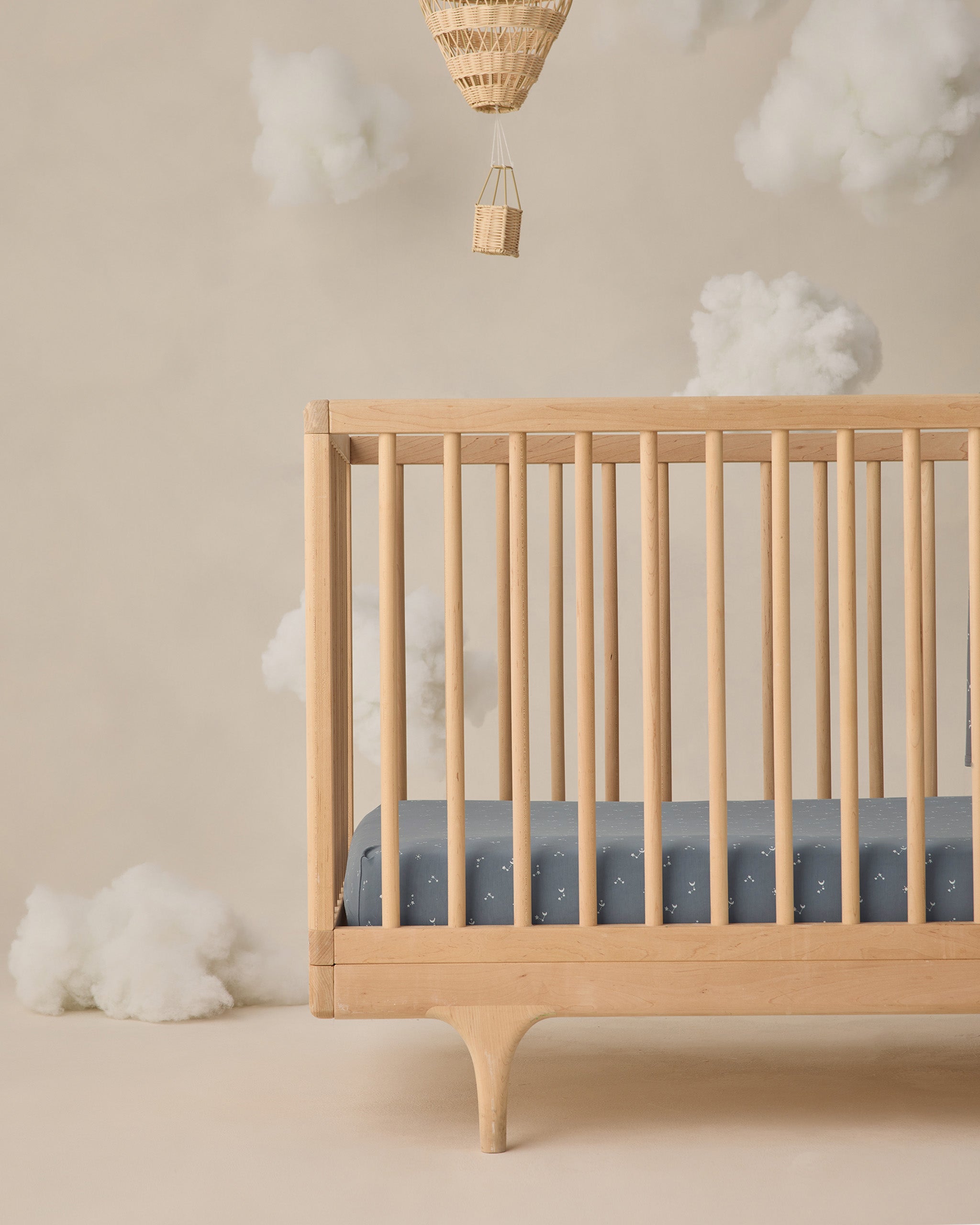 Bamboo Crib Sheet Starlight - Rylee + Cru | Kids Clothes | Trendy Baby Clothes | Modern Infant Outfits |