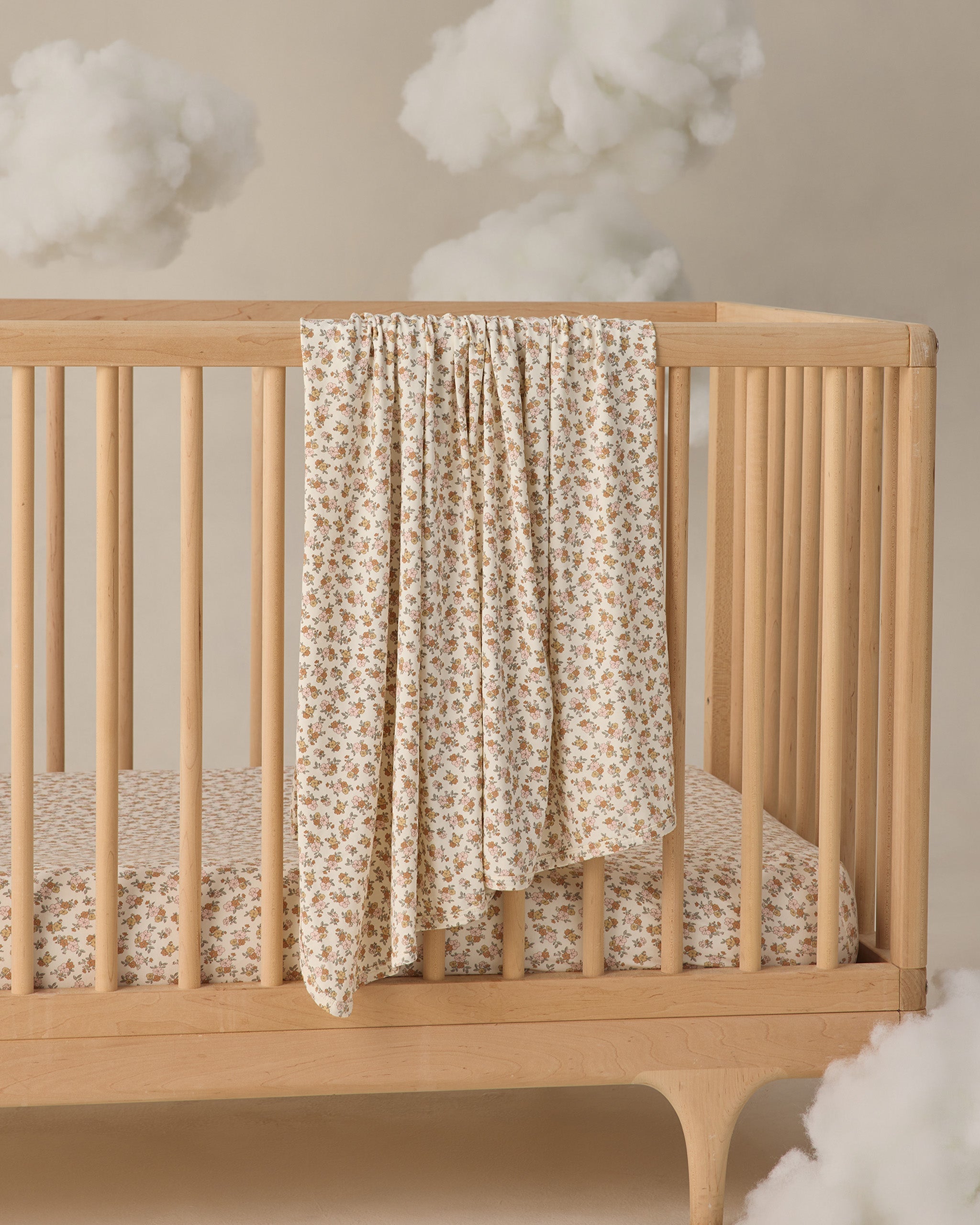 Bamboo Swaddle Wildflower - Rylee + Cru | Kids Clothes | Trendy Baby Clothes | Modern Infant Outfits |