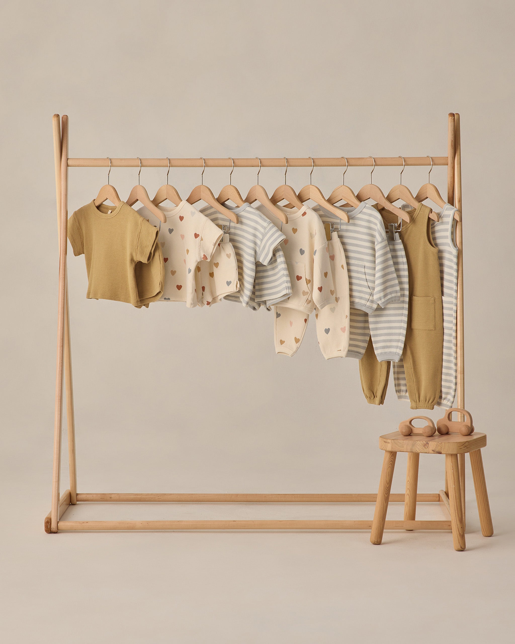 Waffle Sweater Set Sky Stripe - Rylee + Cru | Kids Clothes | Trendy Baby Clothes | Modern Infant Outfits |