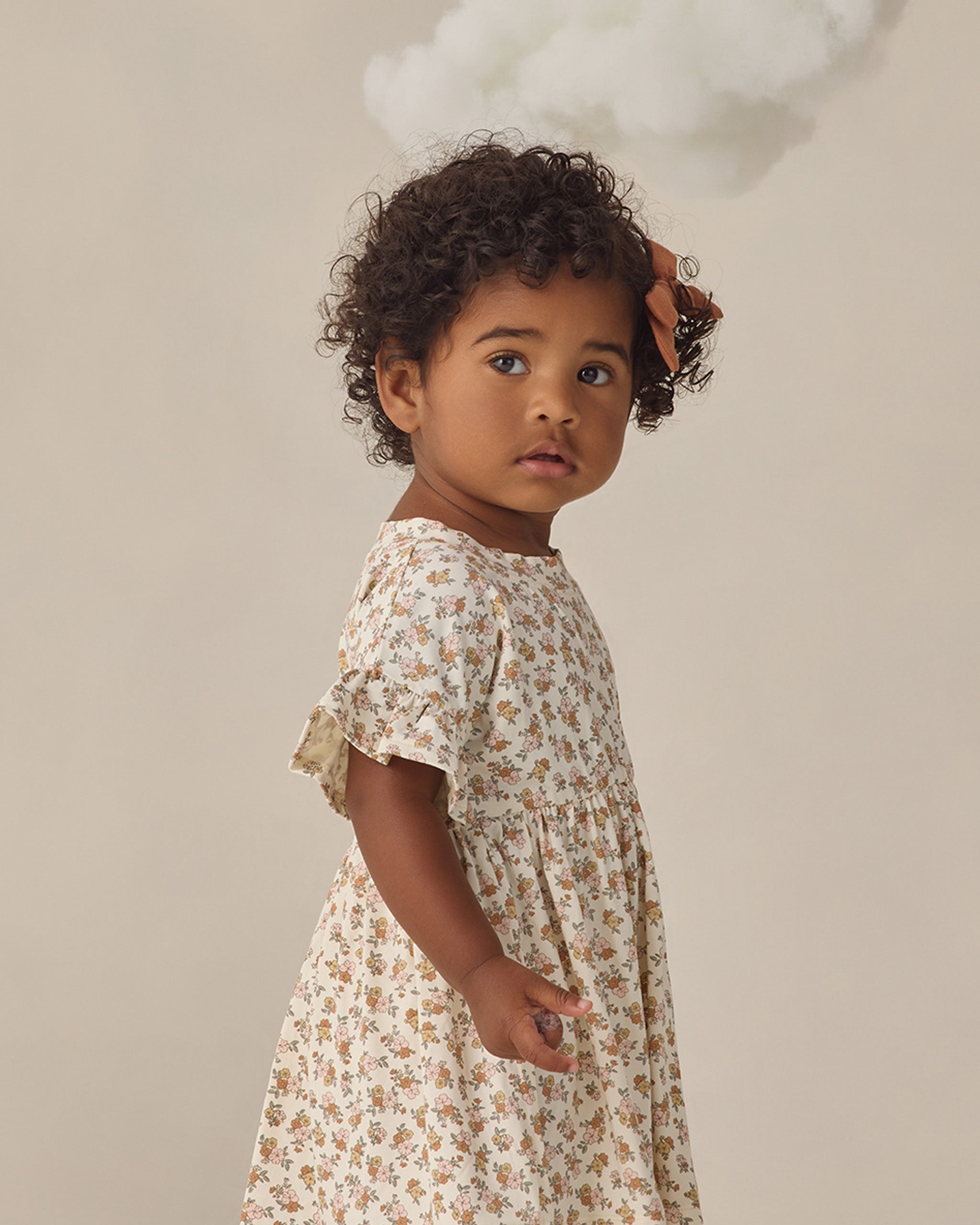 Bamboo Babydoll Dress Wildflower - Rylee + Cru | Kids Clothes | Trendy Baby Clothes | Modern Infant Outfits |