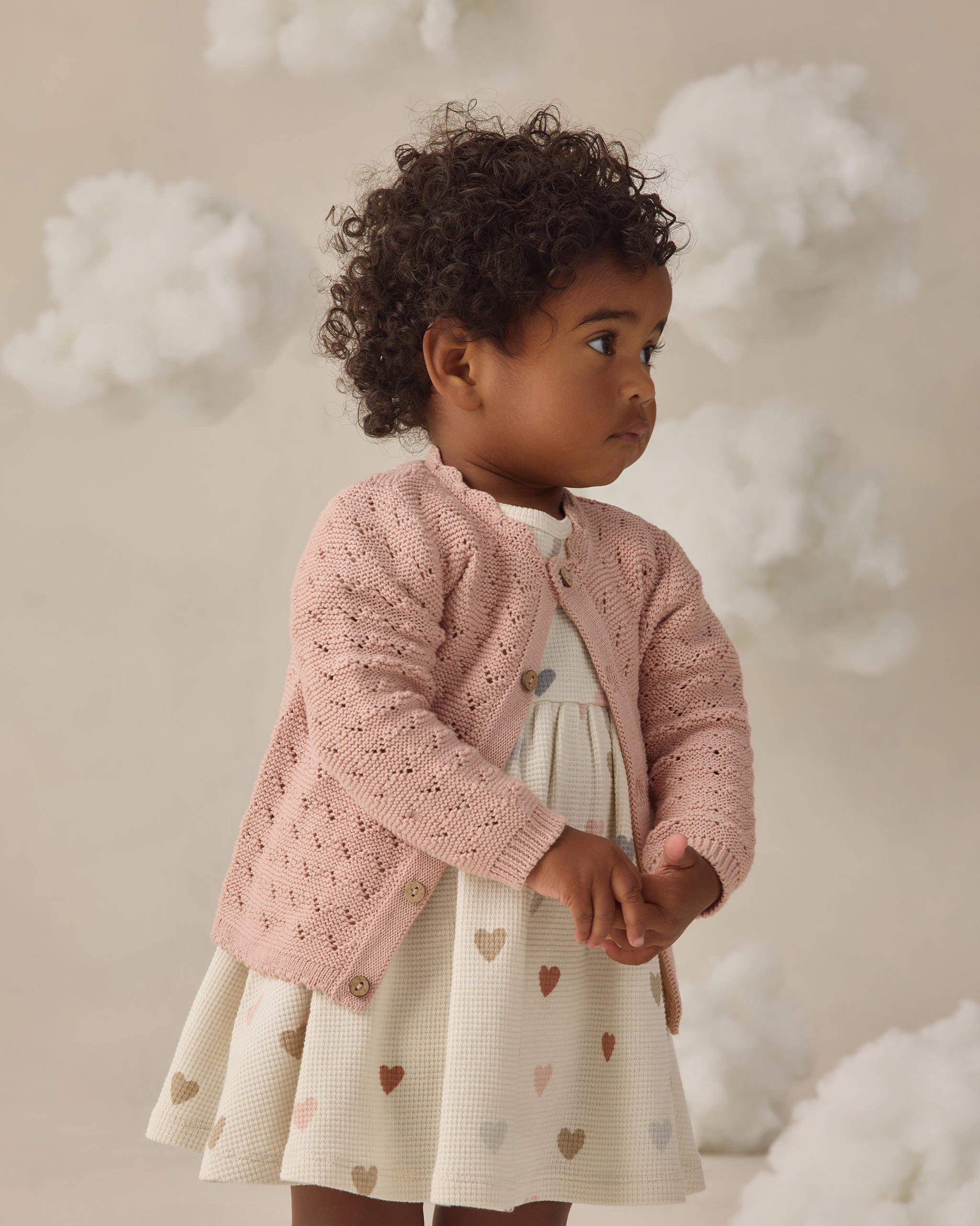 Darla Dress Confetti Hearts - Rylee + Cru | Kids Clothes | Trendy Baby Clothes | Modern Infant Outfits |