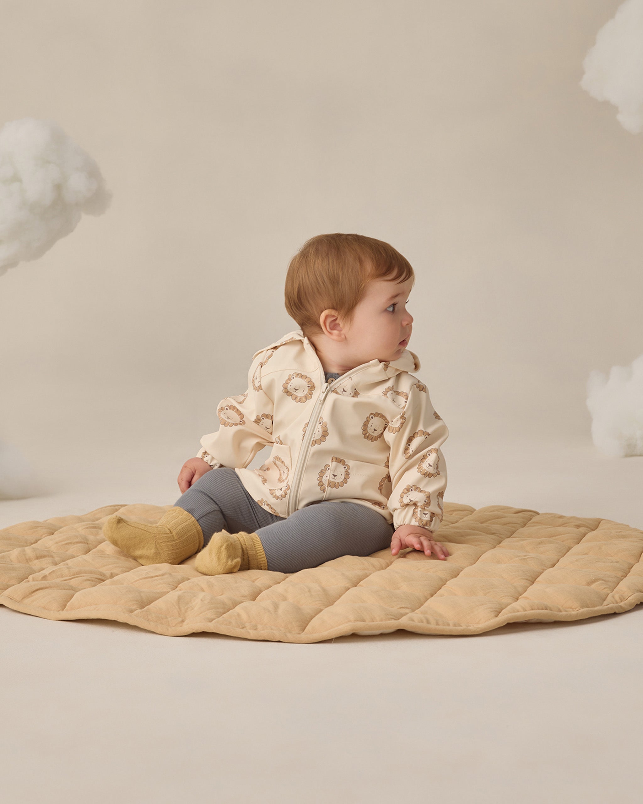 Rain Coat Lions - Rylee + Cru | Kids Clothes | Trendy Baby Clothes | Modern Infant Outfits |
