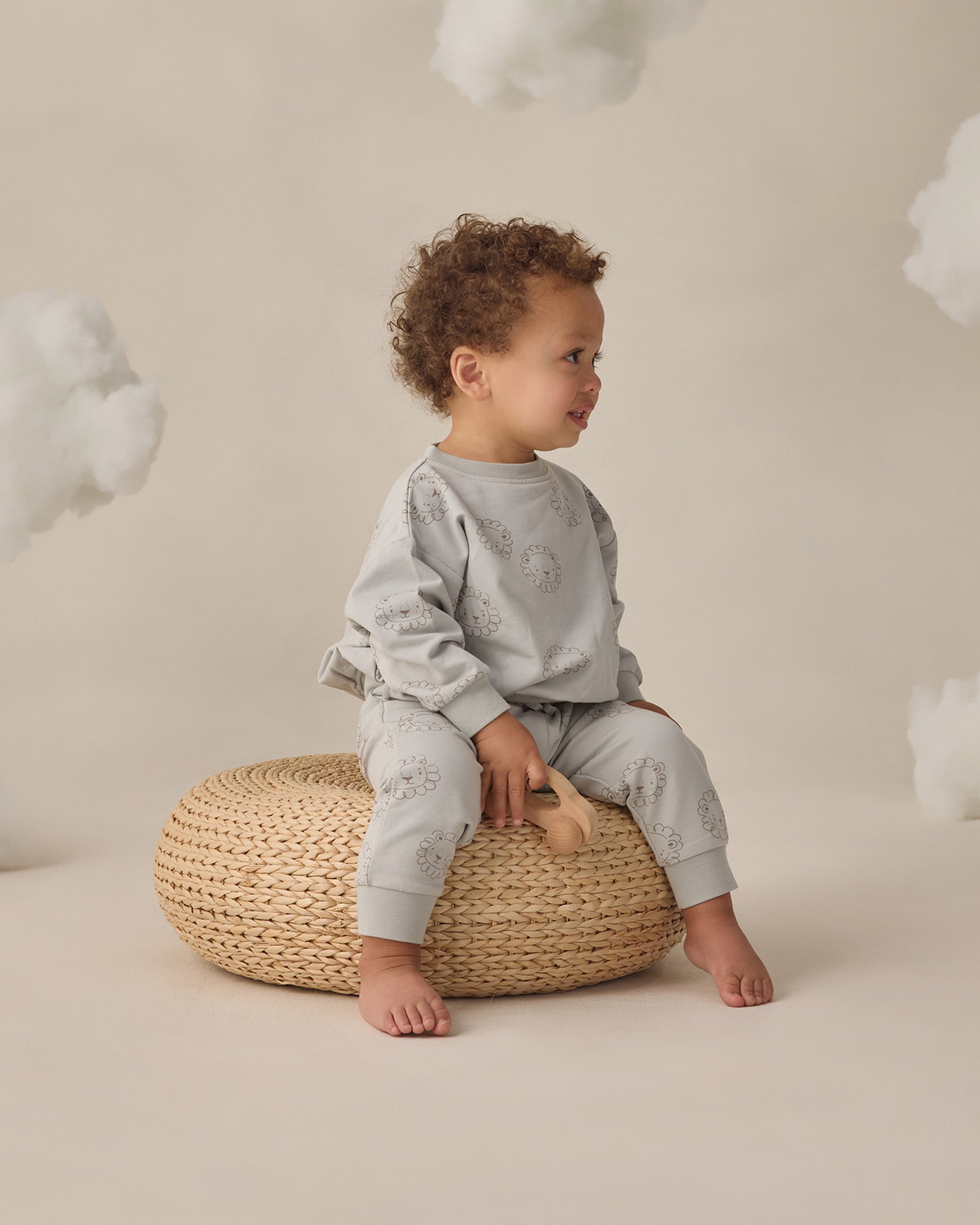 Relaxed Sweatpant Lions - Rylee + Cru | Kids Clothes | Trendy Baby Clothes | Modern Infant Outfits |