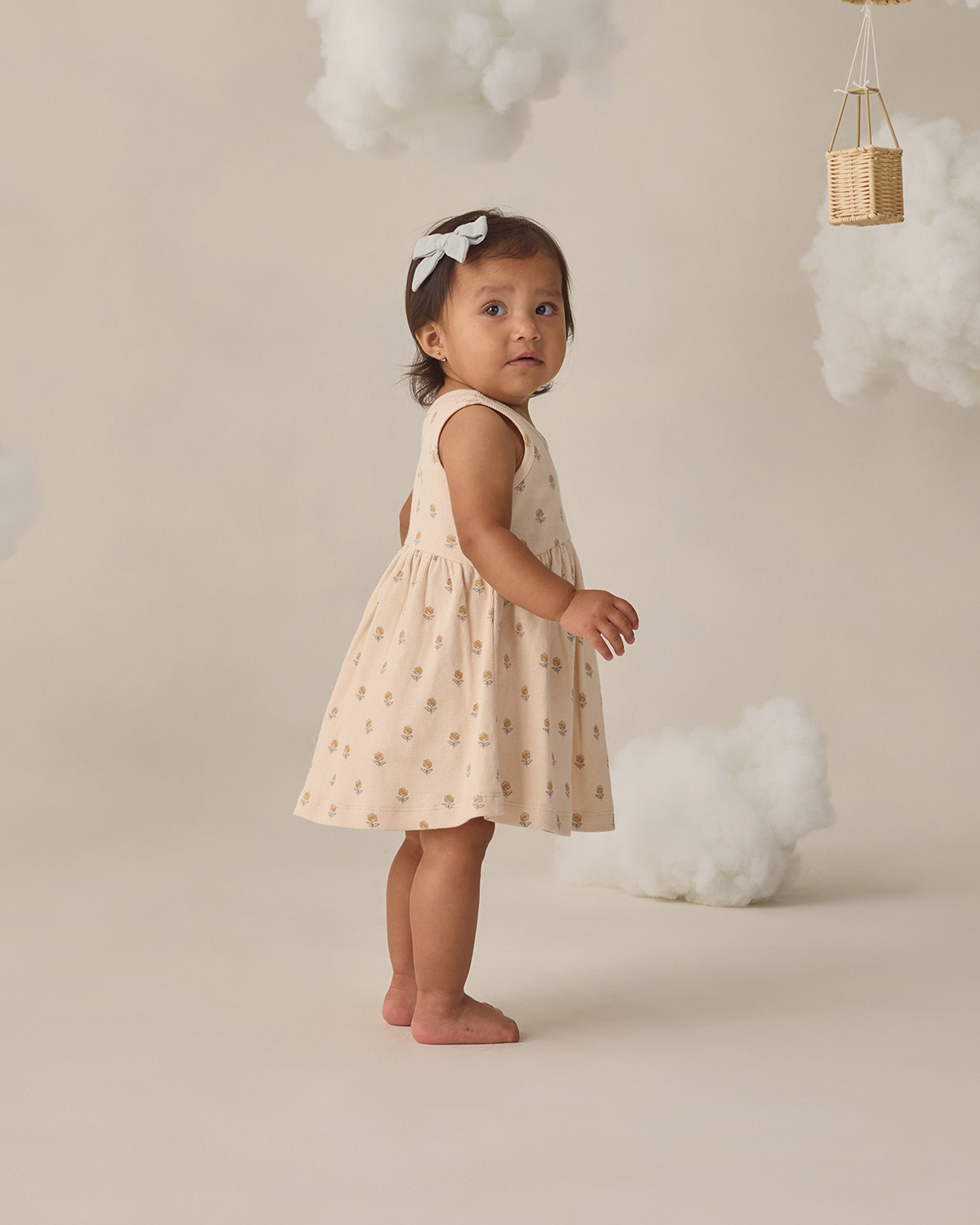 Ribbed Tank Dress Buttercup - Rylee + Cru | Kids Clothes | Trendy Baby Clothes | Modern Infant Outfits |