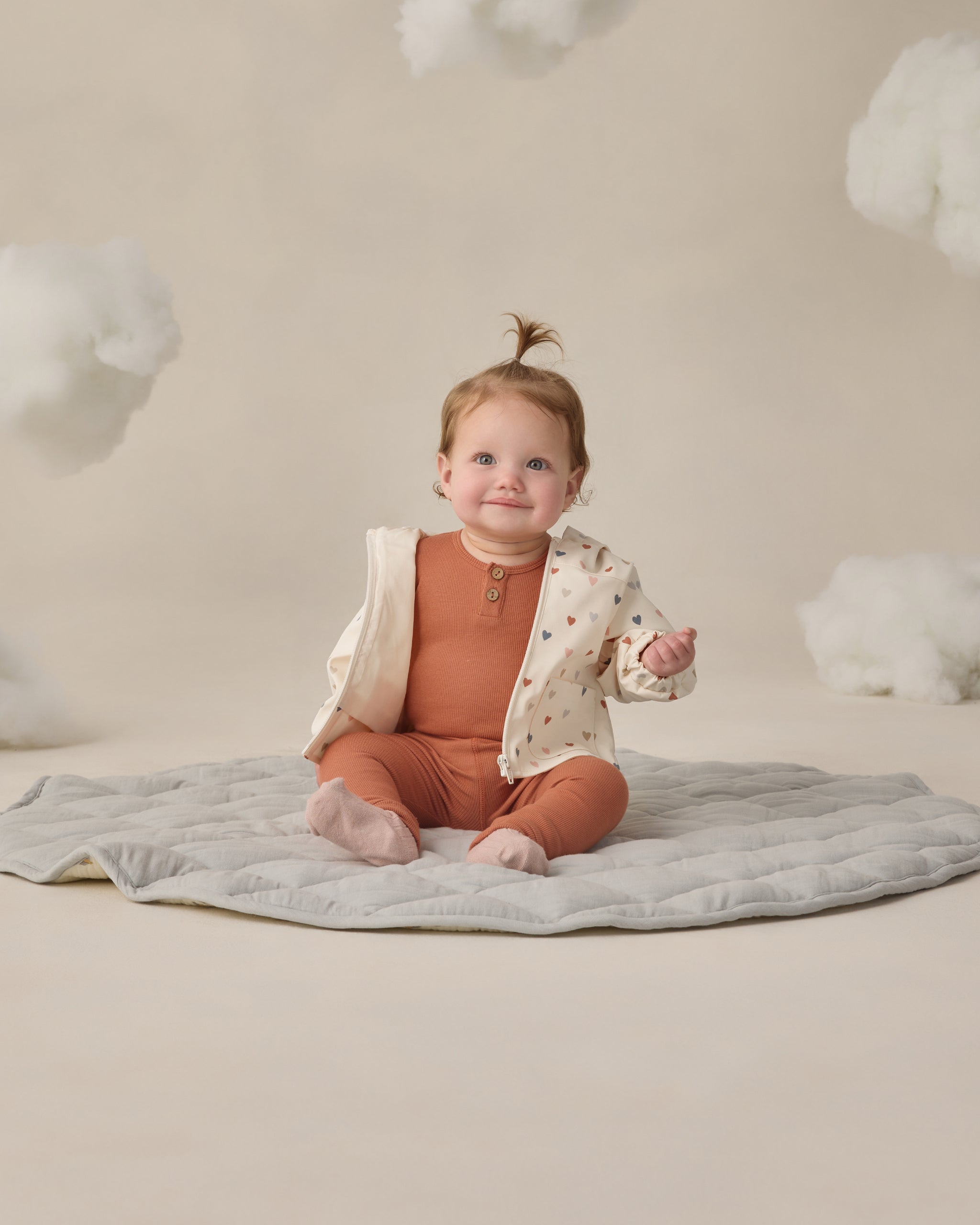 Ribbed Henley Bodysuit Poppy - Rylee + Cru | Kids Clothes | Trendy Baby Clothes | Modern Infant Outfits |