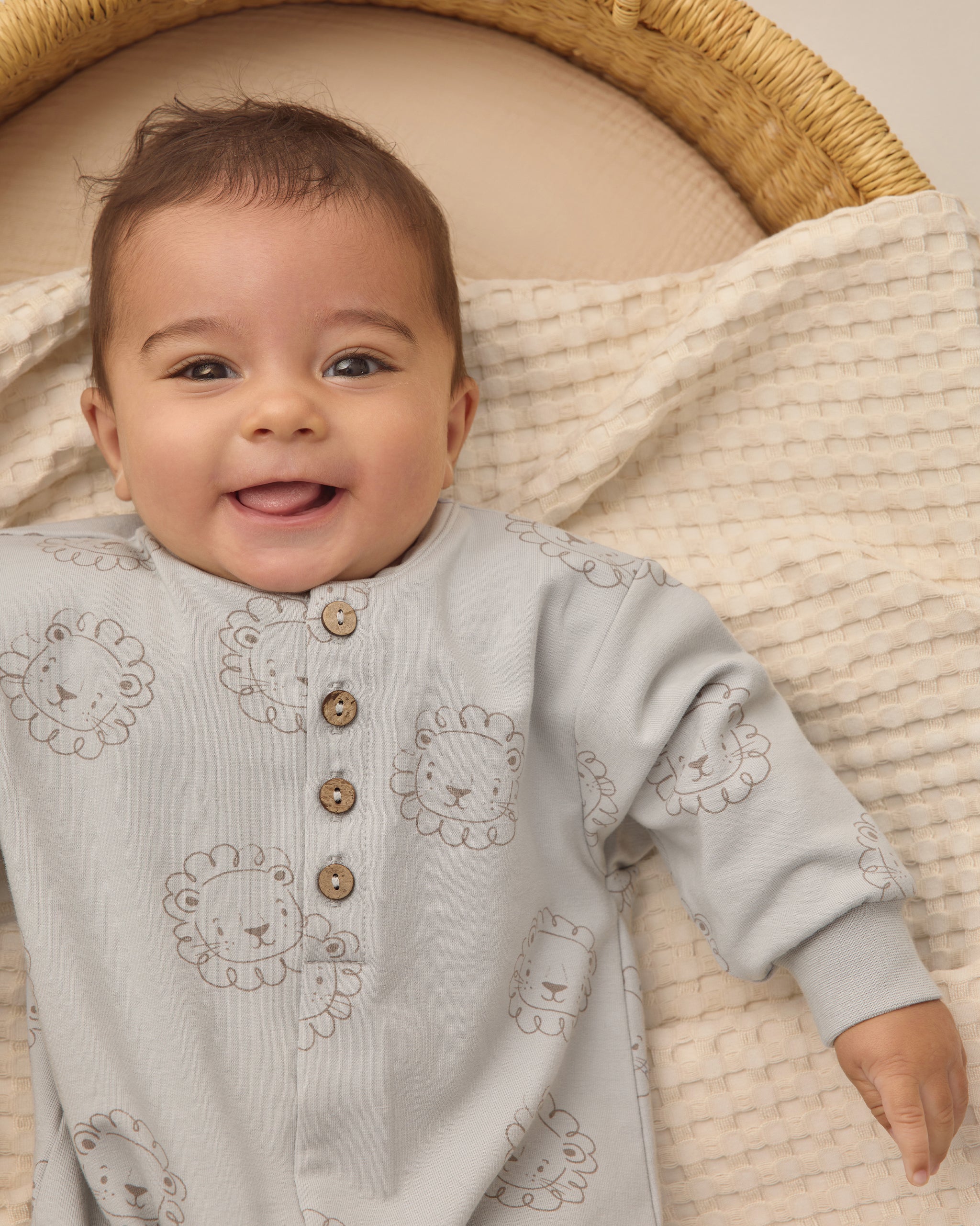 Relaxed Jumpsuit Lions - Rylee + Cru | Kids Clothes | Trendy Baby Clothes | Modern Infant Outfits |