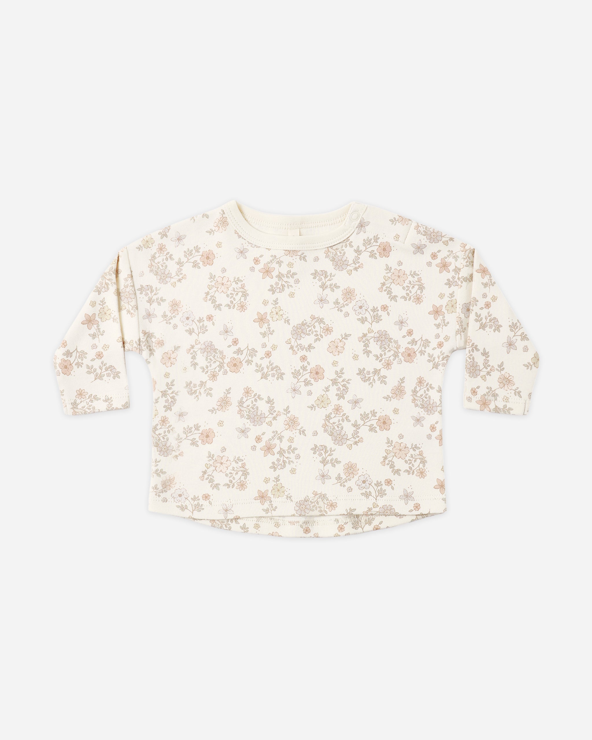Long Sleeve Tee Floral Vine - Rylee + Cru | Kids Clothes | Trendy Baby Clothes | Modern Infant Outfits |
