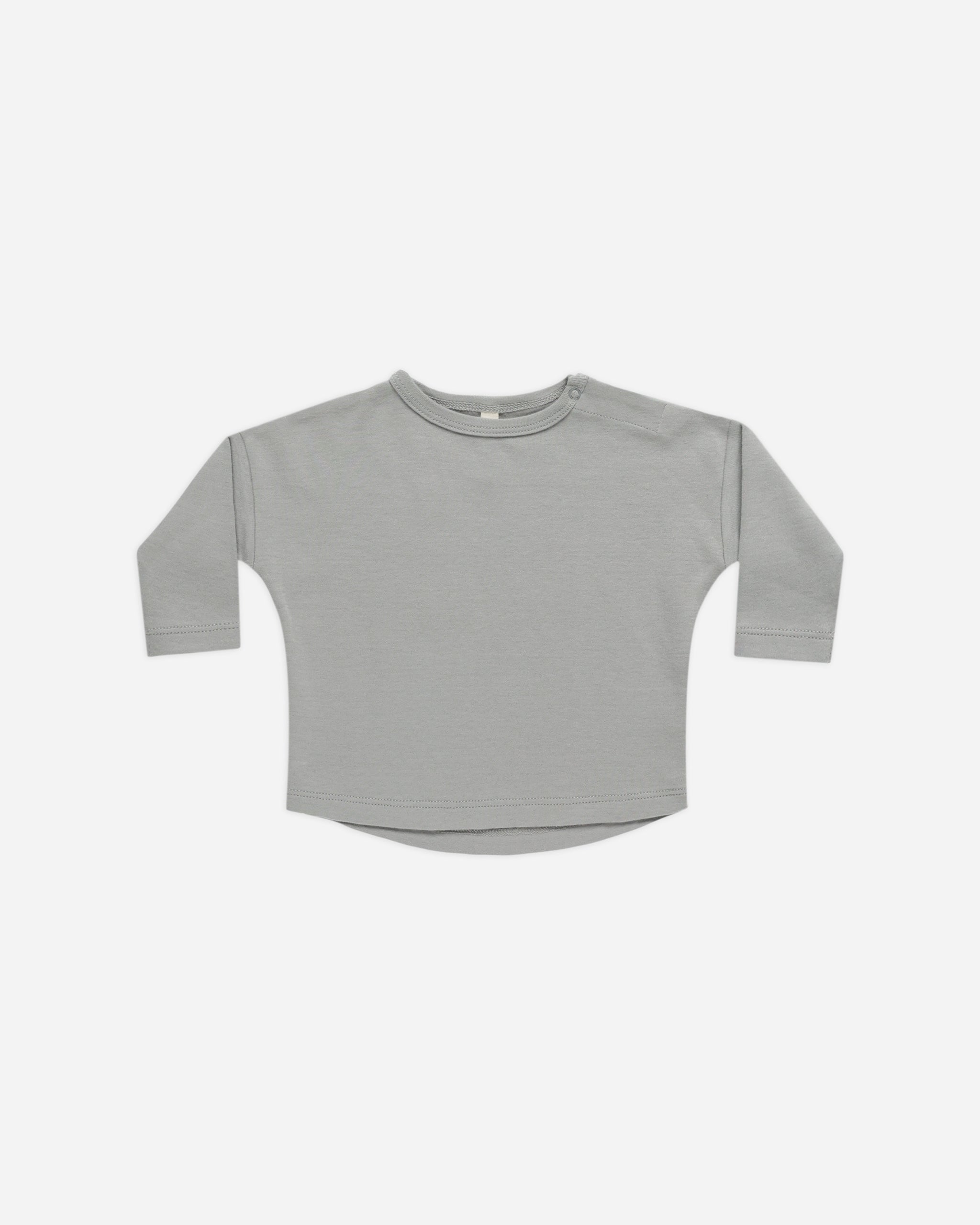 Long Sleeve Tee - || -  Dusty Blue