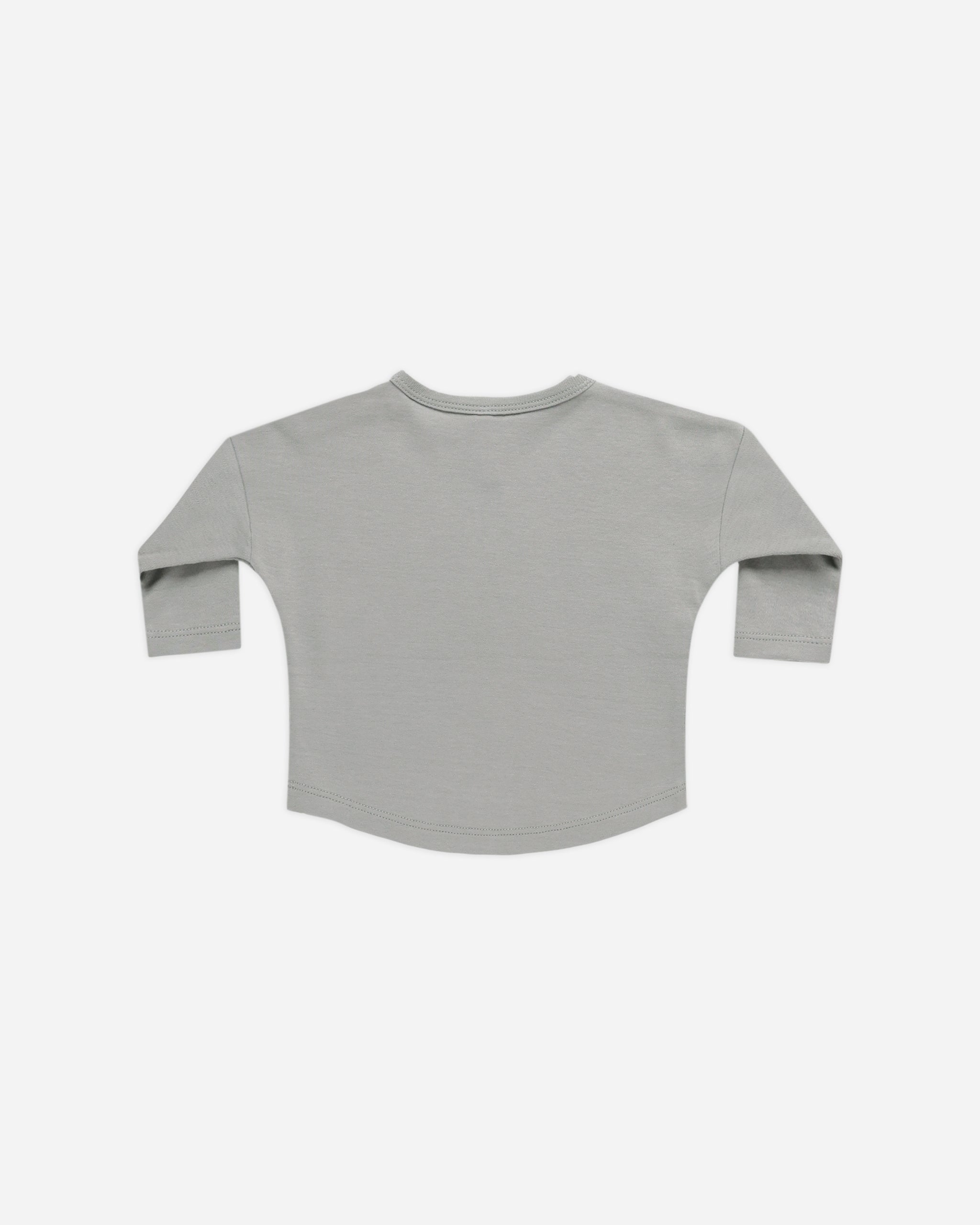 Long Sleeve Tee - || -  Dusty Blue