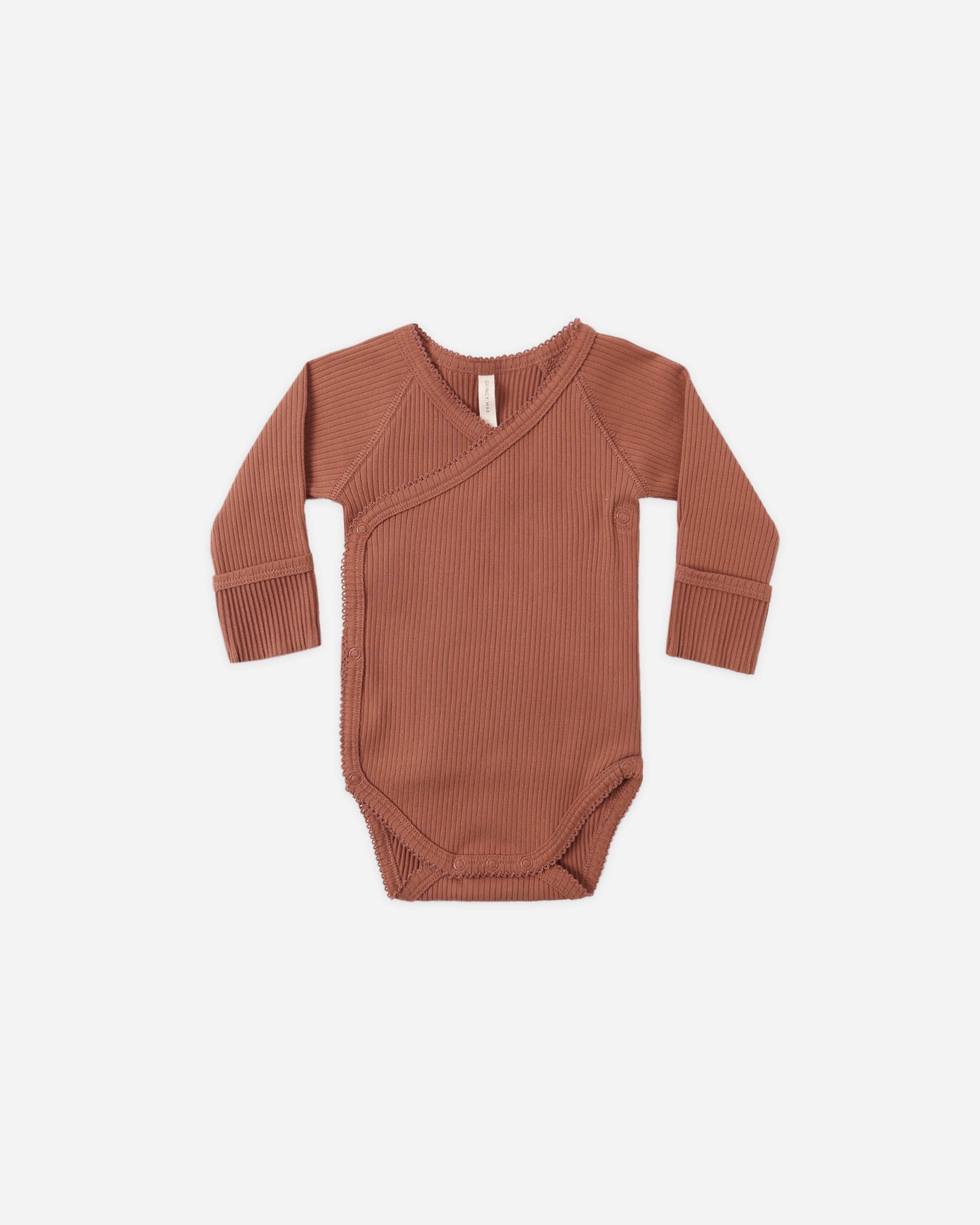 Side Snap Bodysuit Red