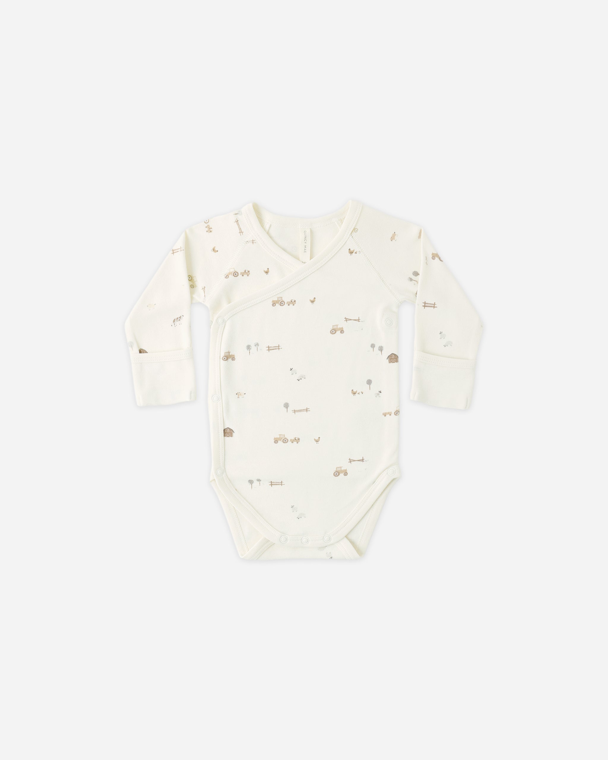 Side Snap Bodysuit Farm - Rylee + Cru | Kids Clothes | Trendy Baby Clothes | Modern Infant Outfits |