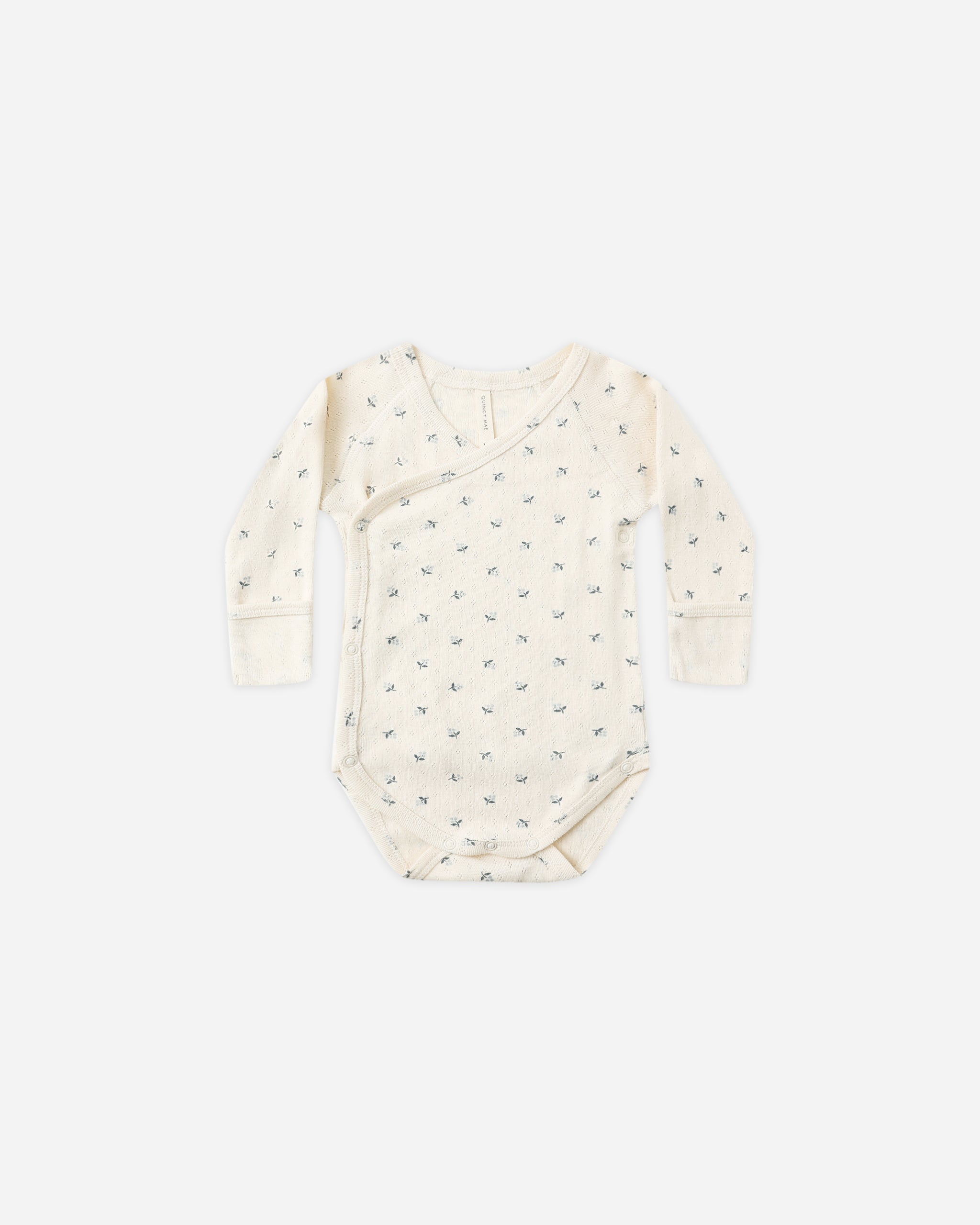 Side Snap Bodysuit || Blue Ditsy