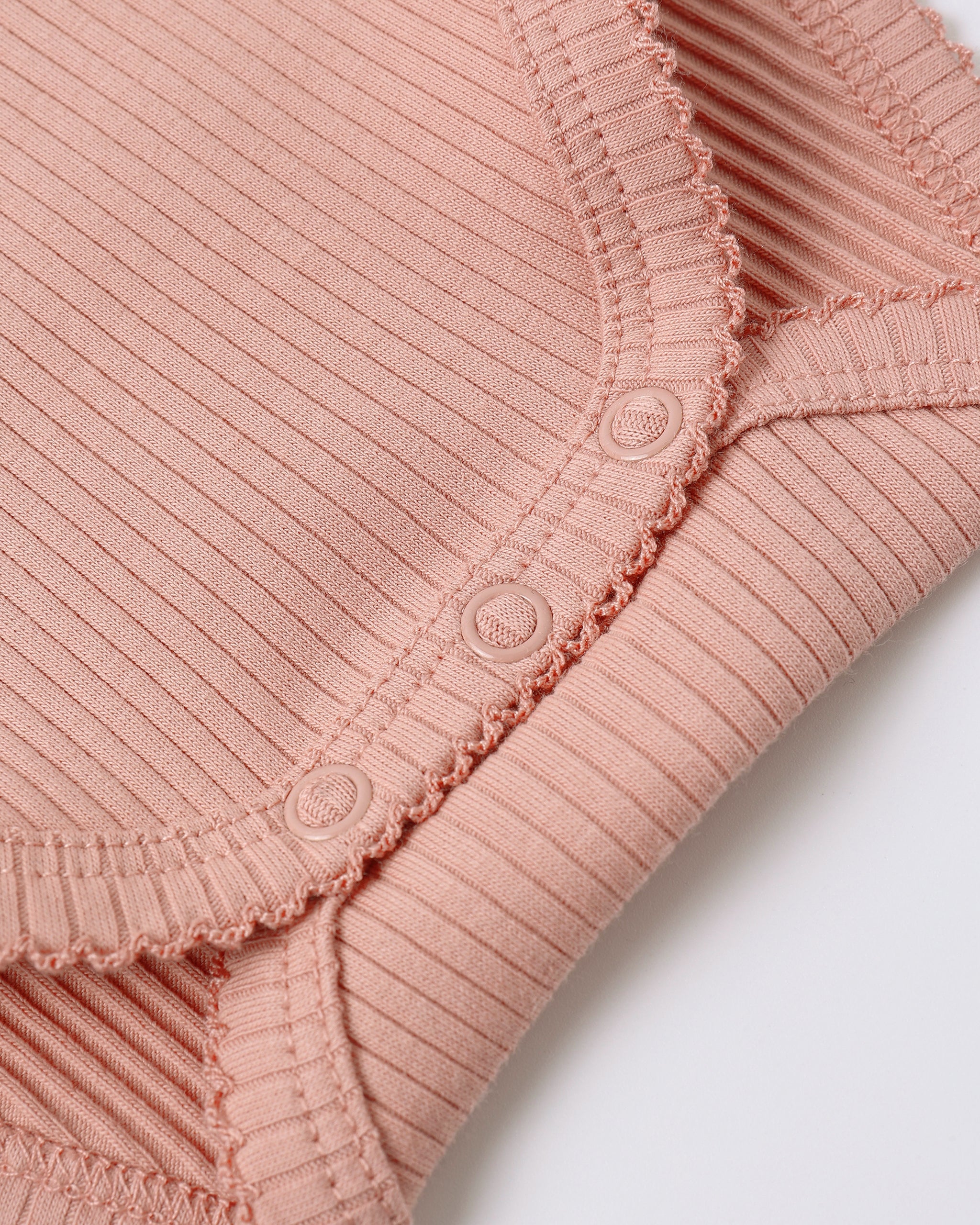 Side Snap Bodysuit Pink