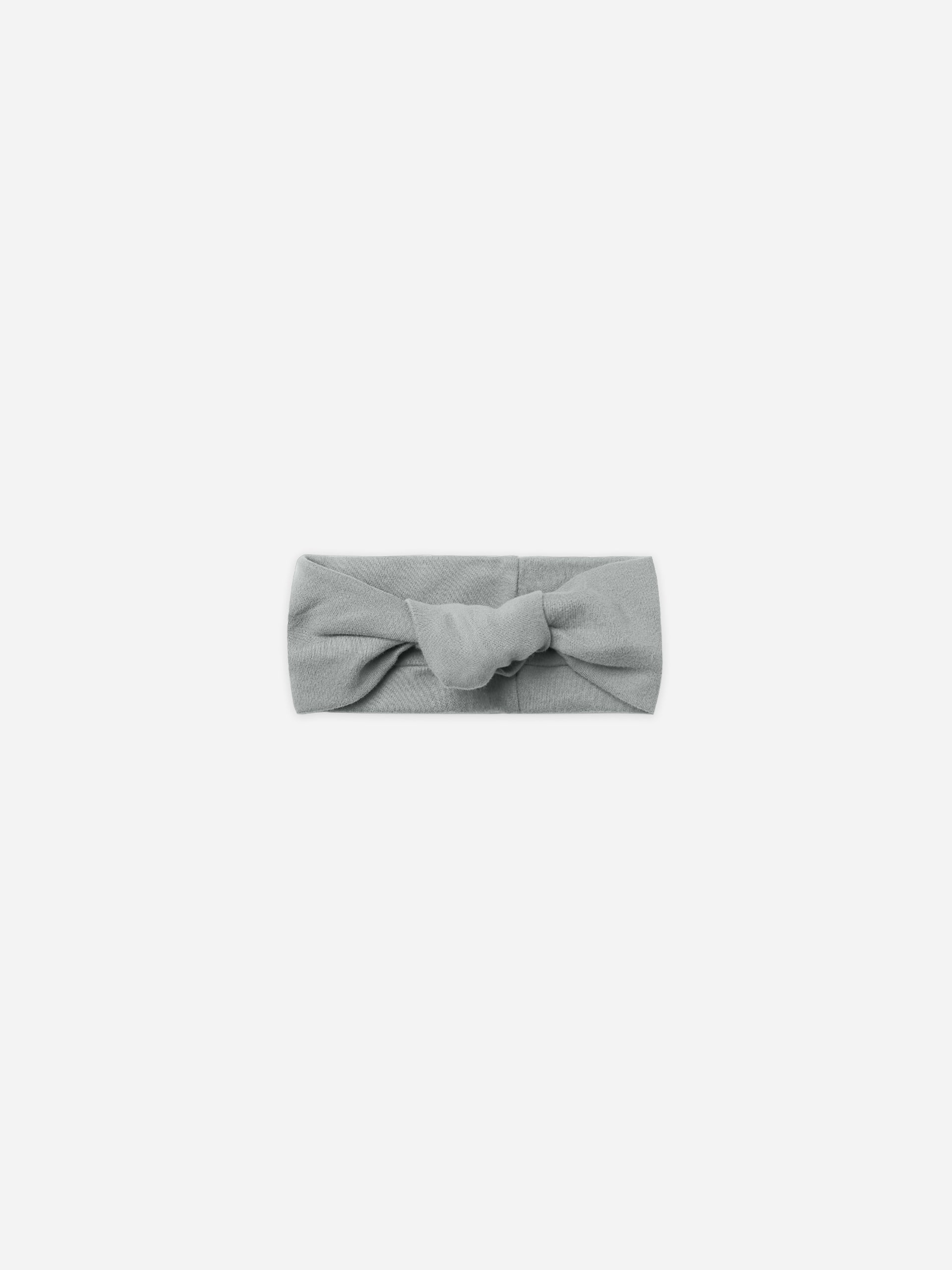 Knotted Headband || Dusty Blue - Rylee + Cru | Kids Clothes | Trendy Baby Clothes | Modern Infant Outfits |