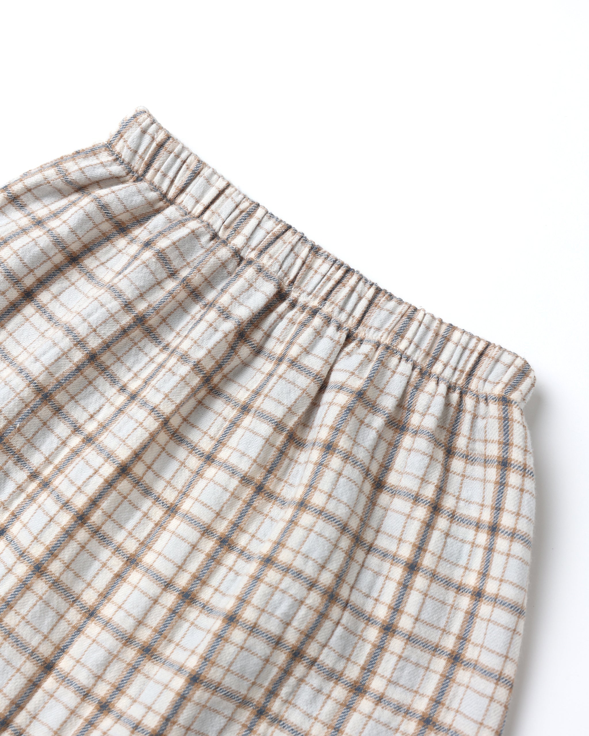 Woven Pant || Blue Plaid*
