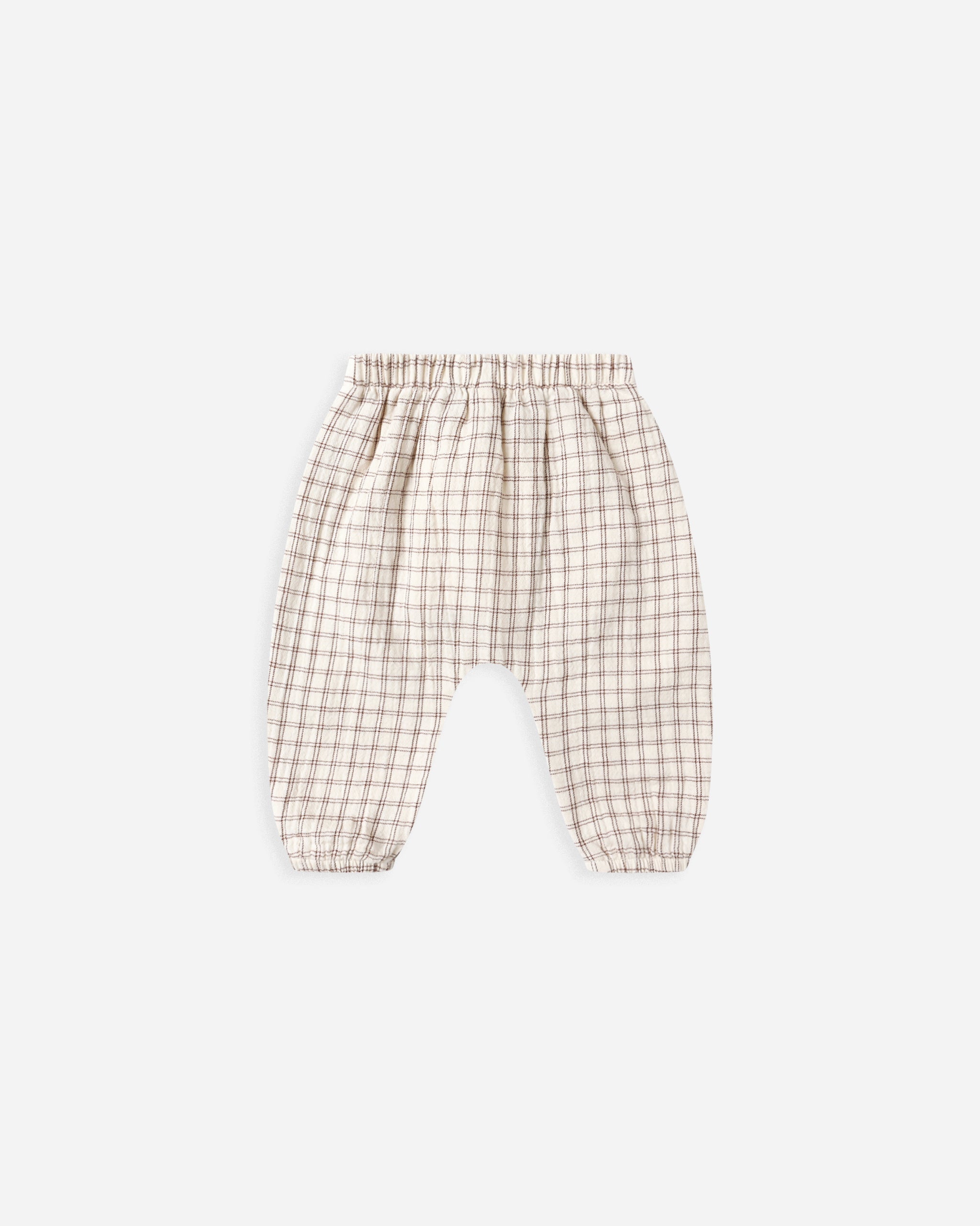 Pantalon tissé || Carreaux cèdre
