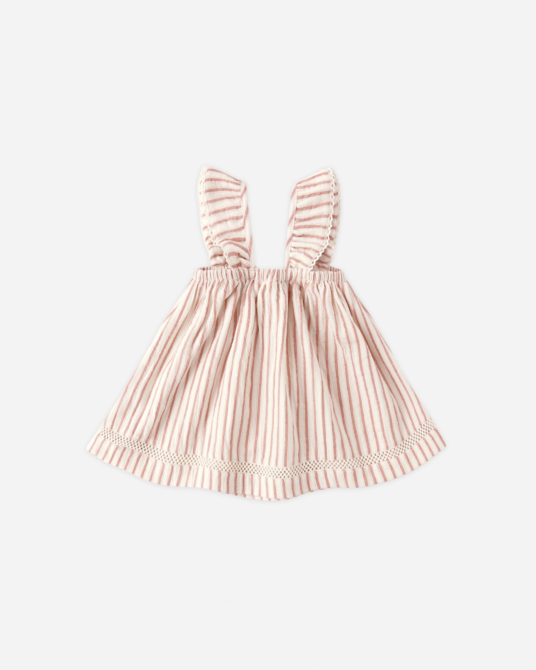 Ruffle Tank Dress Vintage Stripe - Rylee + Cru | Kids Clothes | Trendy Baby Clothes | Modern Infant Outfits |