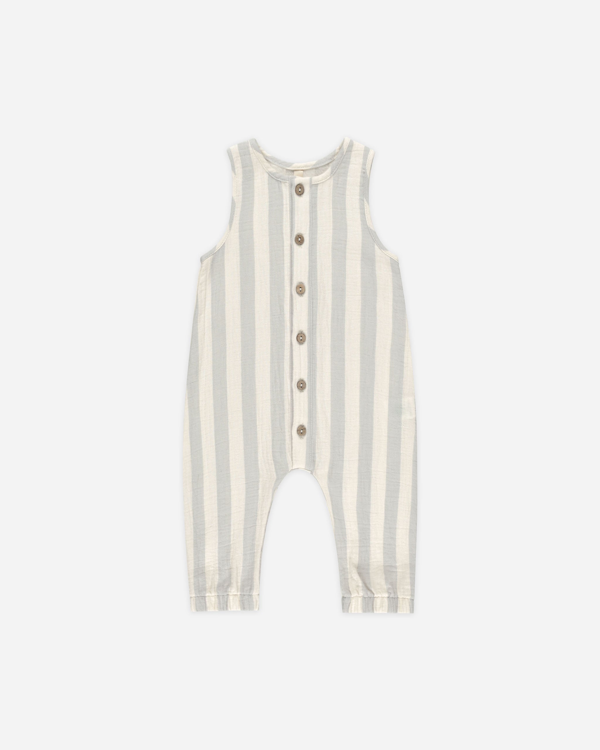 -Woven Jumpsuit || Sky Stripe-