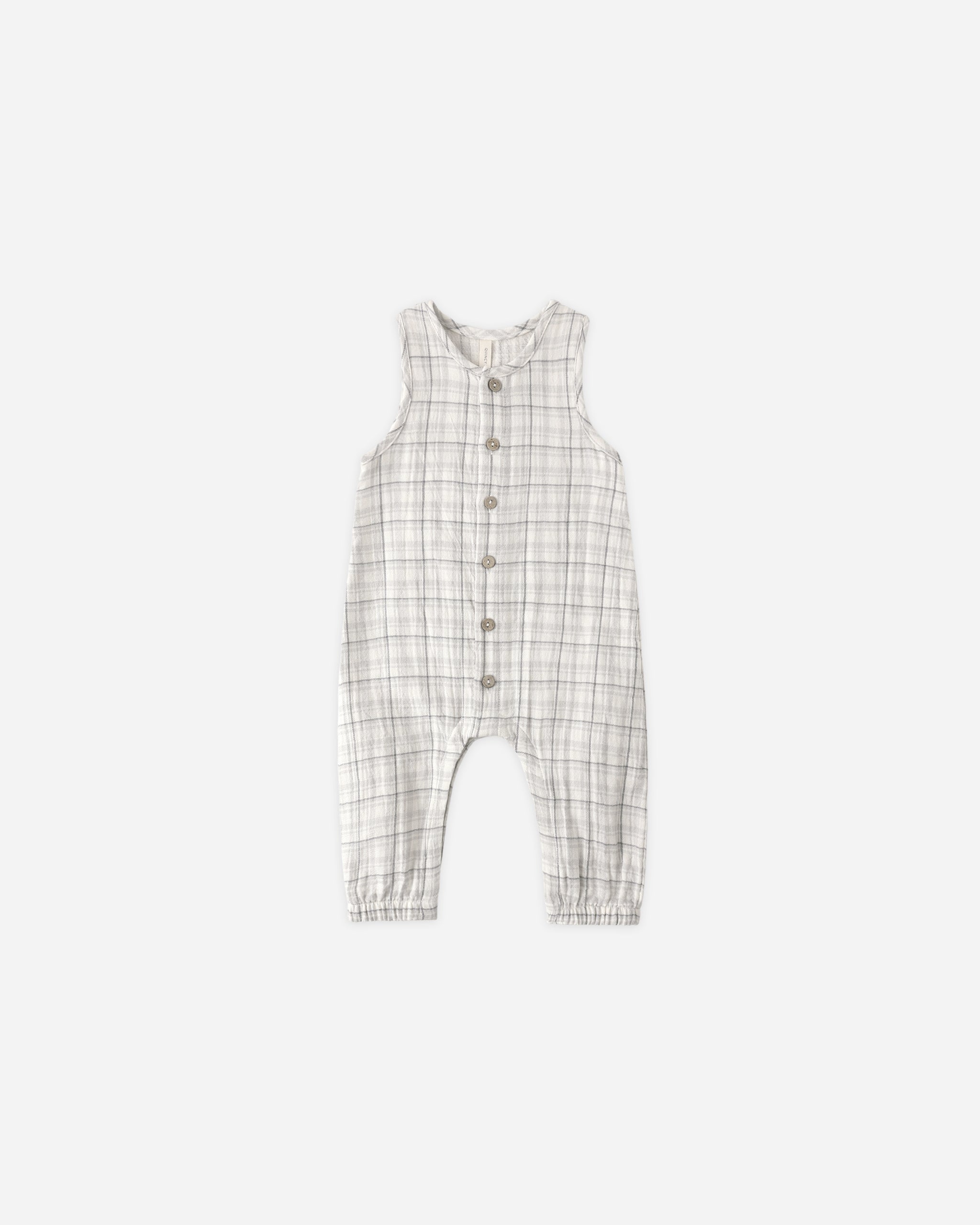 Woven Jumpsuit Blue Plaid - Rylee + Cru | Kids Clothes | Trendy Baby Clothes | Modern Infant Outfits |