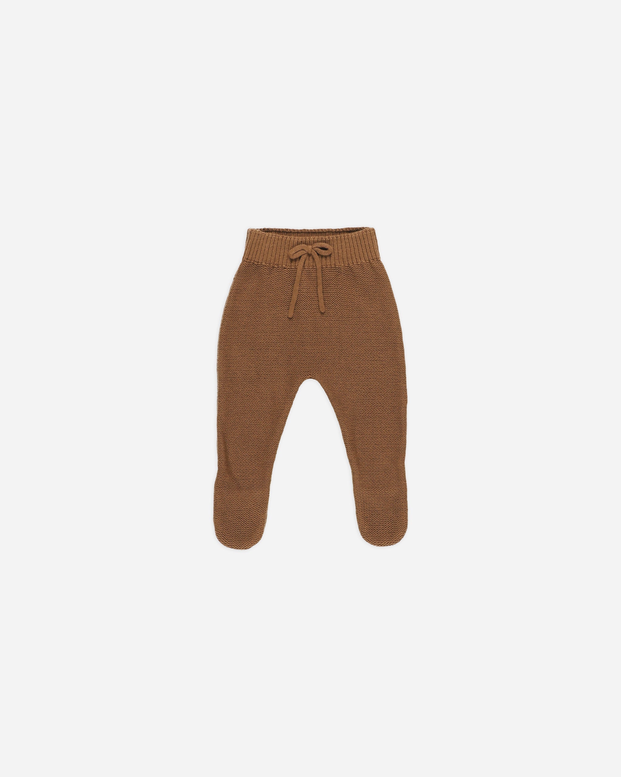 Footed Knit Pant || Cinnamon