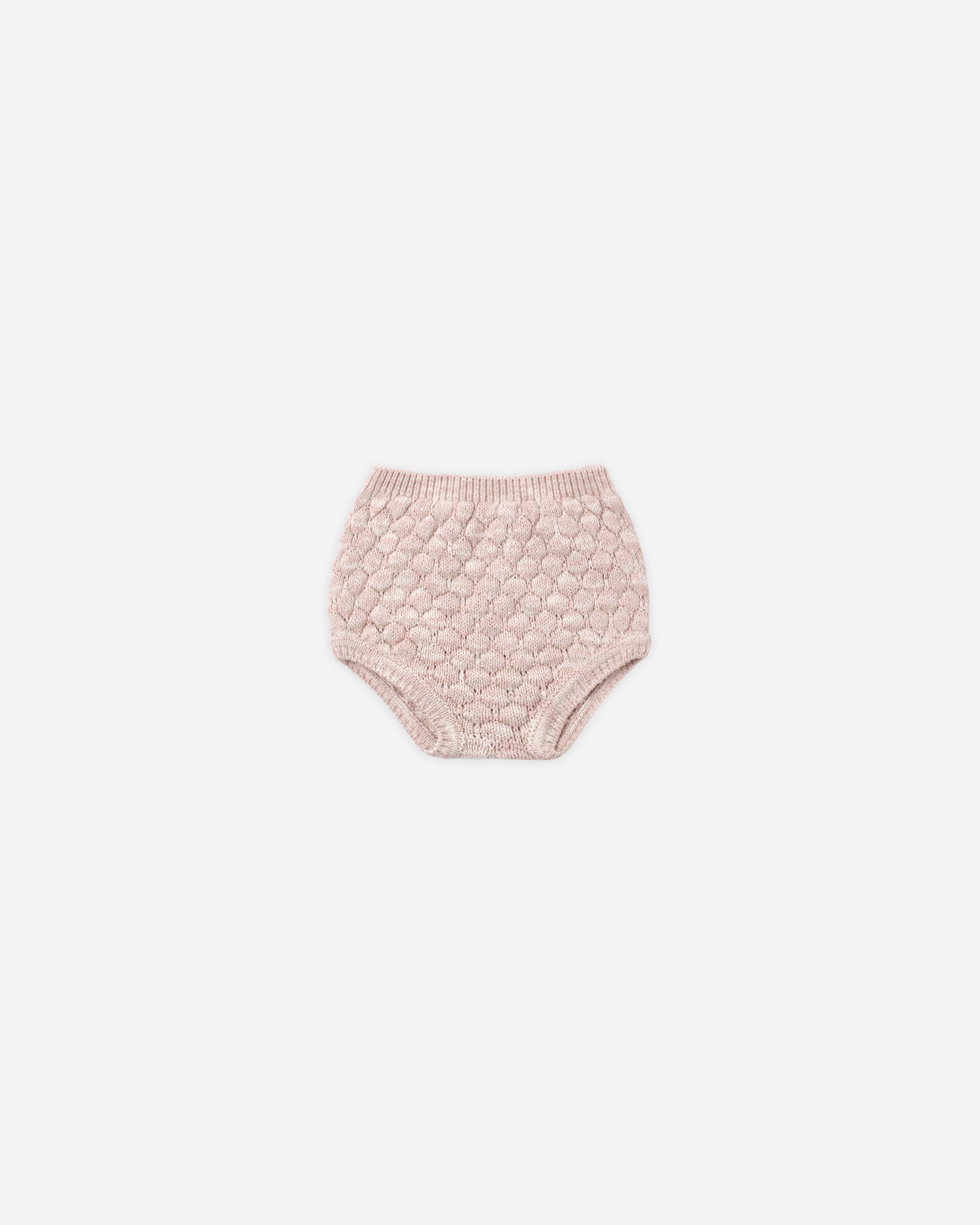 Knit Bloomer Dusty Rose Speckle - Rylee + Cru | Kids Clothes | Trendy Baby Clothes | Modern Infant Outfits |